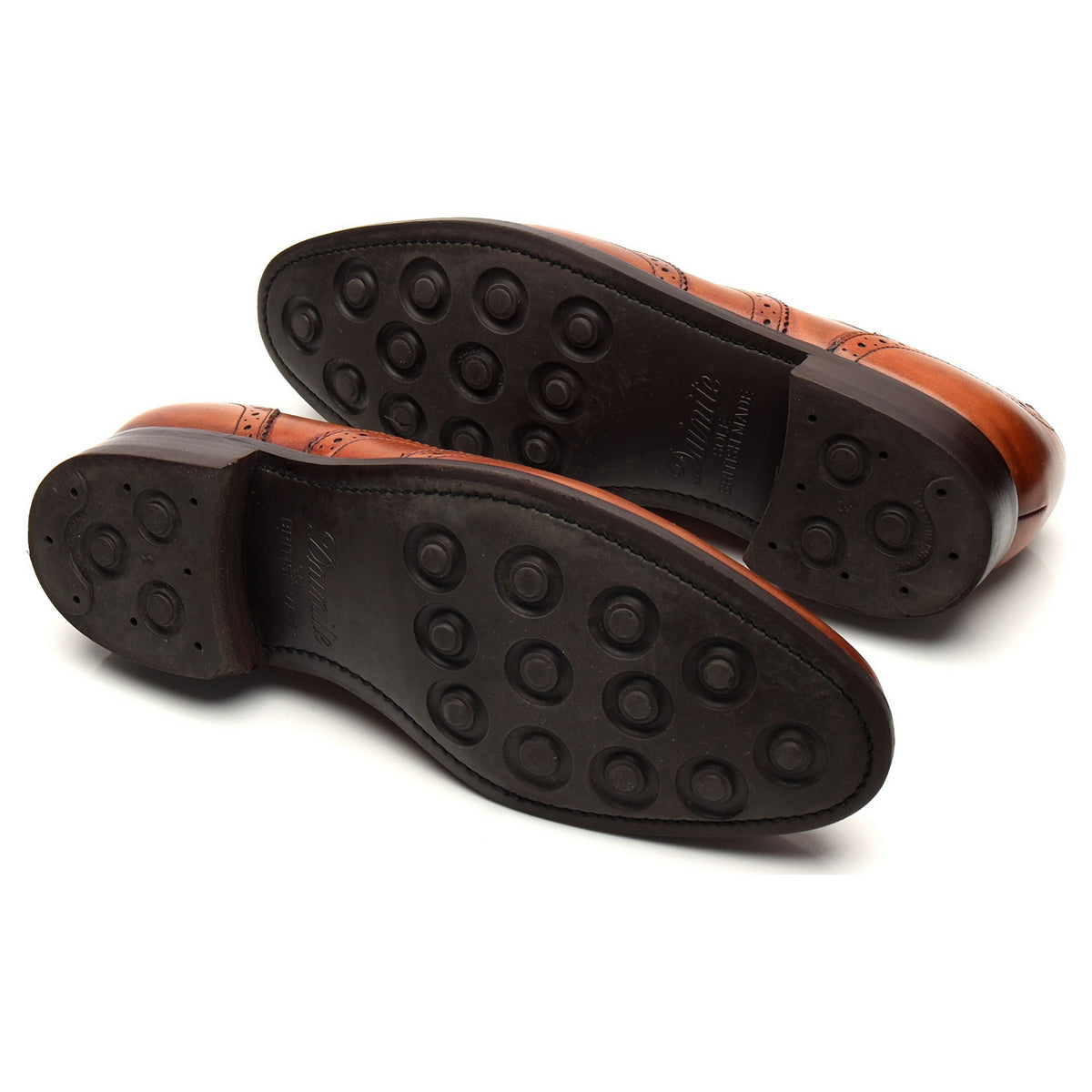 &#39;Glasgow&#39; Tan Brown Leather Oxford Brogues UK 7 G