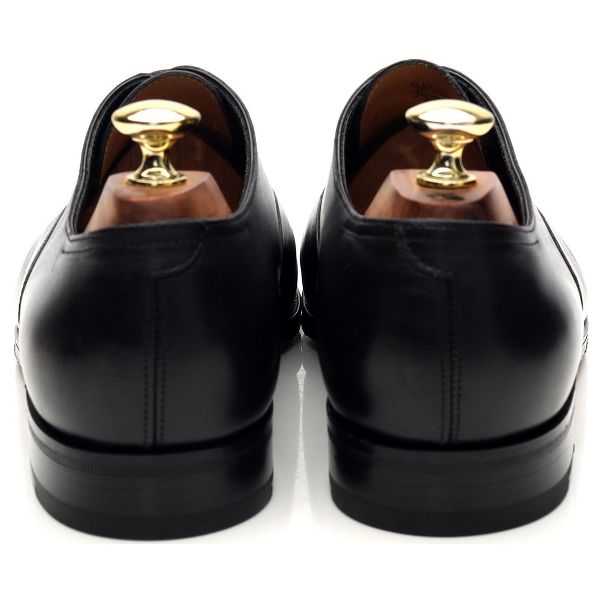 &#39;City ll&#39; Black Leather Oxford UK 7 E