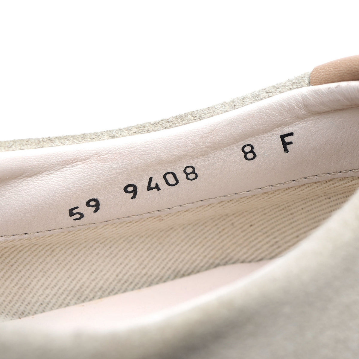 &#39;Epsom&#39; Beige Suede Sneakers UK 8 F