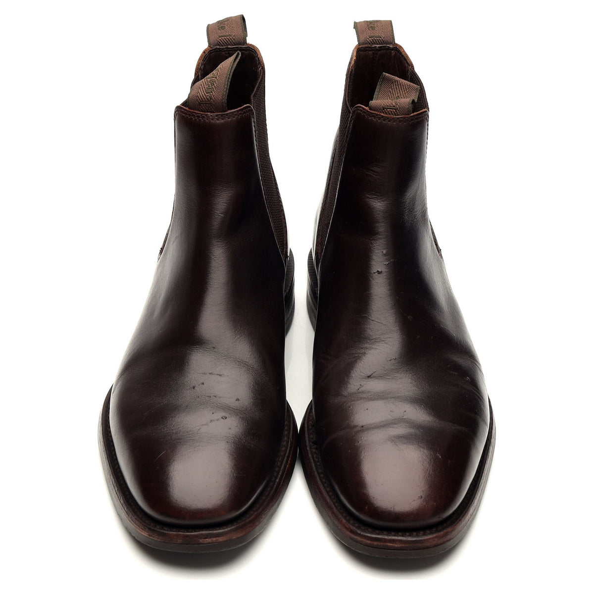 1880 &#39;Chatsworth&#39; Dark Brown Leather Chelsea Boots UK 7.5 G