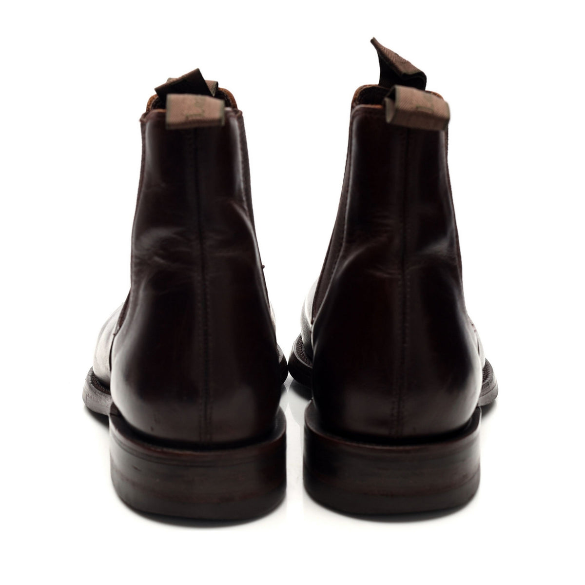 1880 &#39;Chatsworth&#39; Dark Brown Leather Chelsea Boots UK 7.5 G