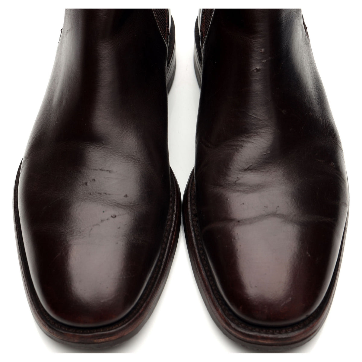 1880 &#39;Chatsworth&#39; Dark Brown Leather Chelsea Boots UK 7.5 G