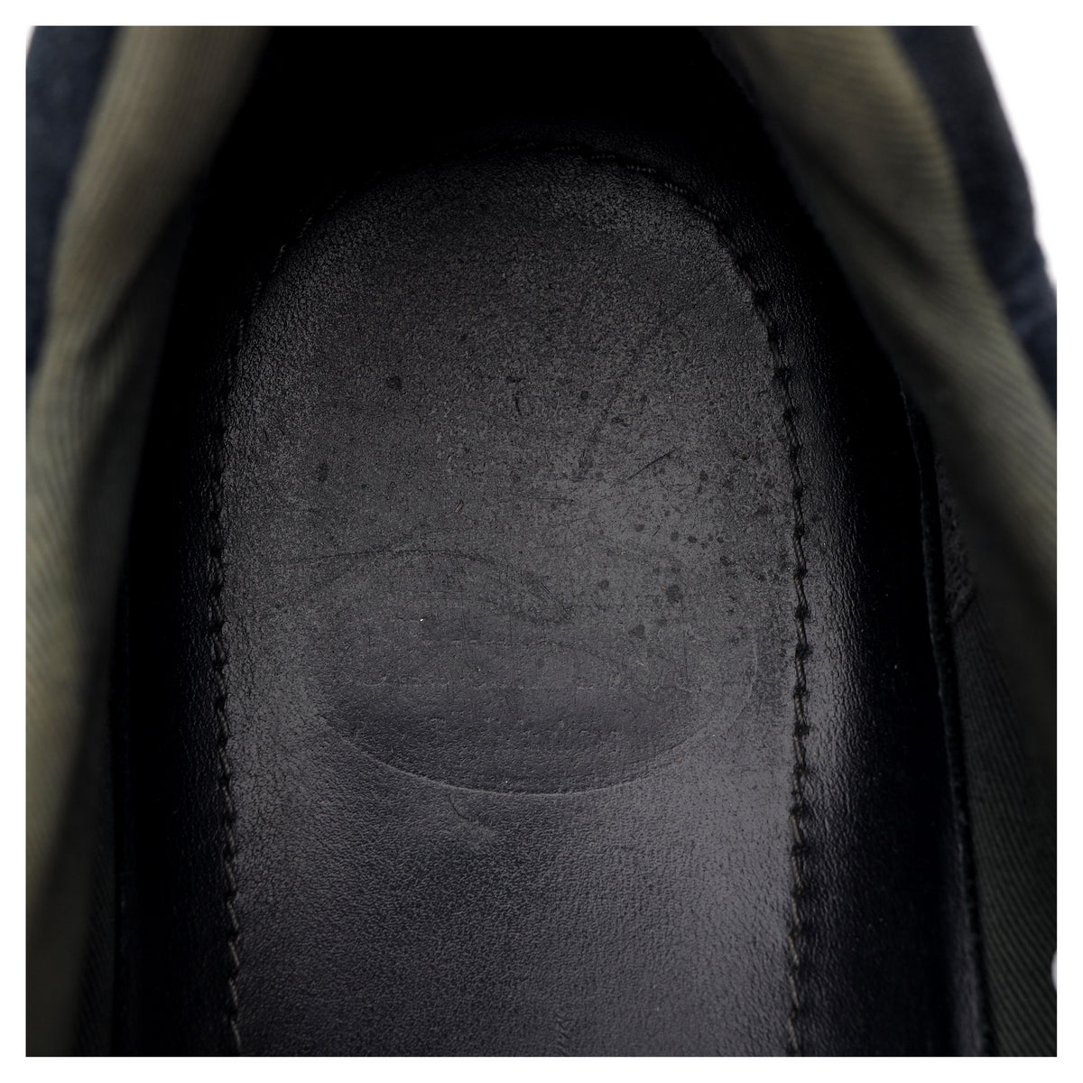 &#39;Boland&#39; Navy Blue Suede Sneakers UK 8 F