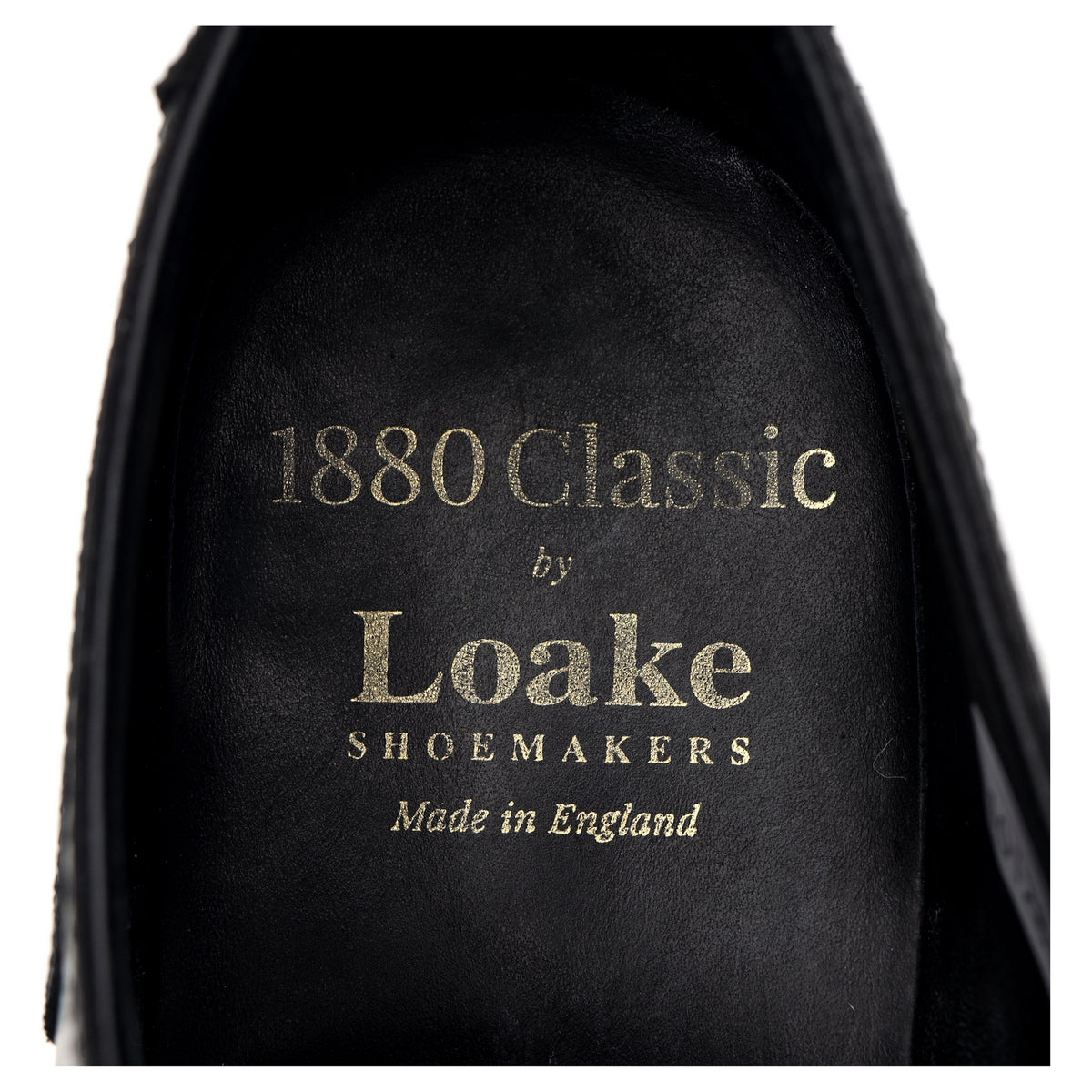1880 &#39;Buckingham&#39; Black Leather Oxford Brogues UK 8 F