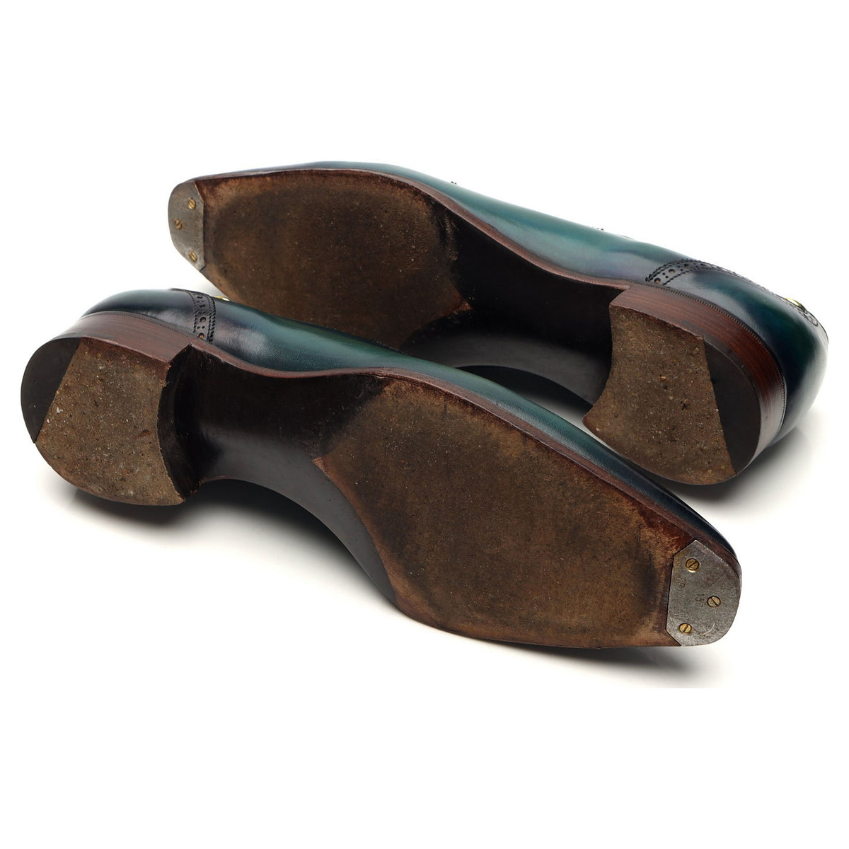 Deco &#39;Grendon&#39; Green Leather Oxford Brogues UK 8 E
