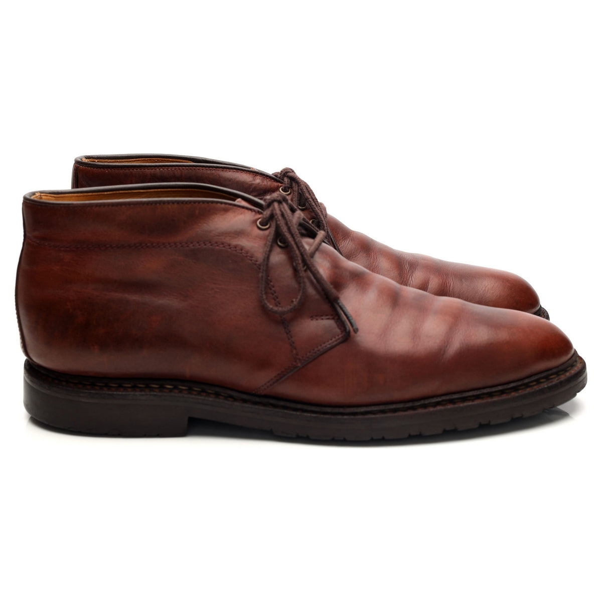 &#39;Kirkwood&#39; Tan Brown Leather Chukka Boots UK 9 US 10 B