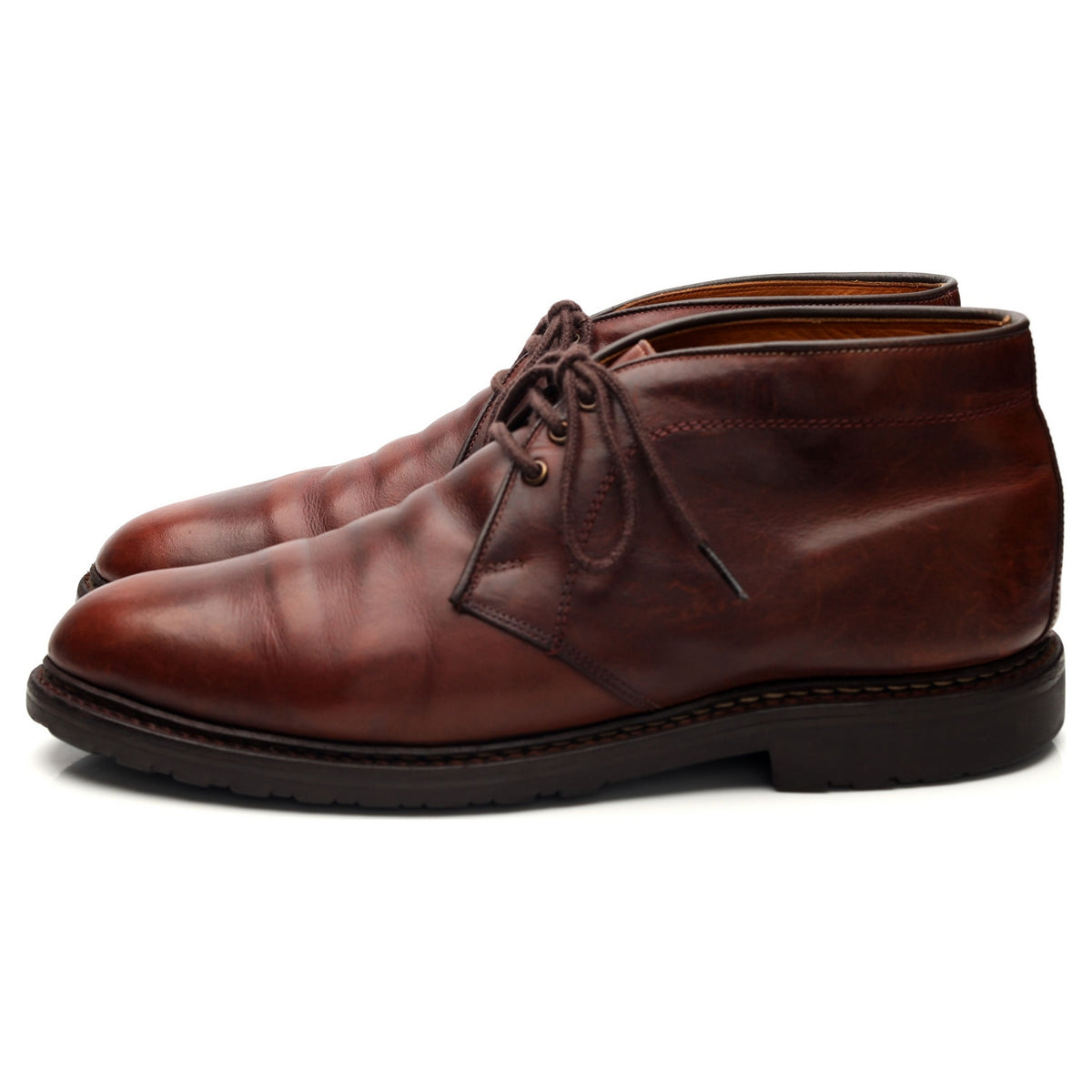 &#39;Kirkwood&#39; Tan Brown Leather Chukka Boots UK 9 US 10 B