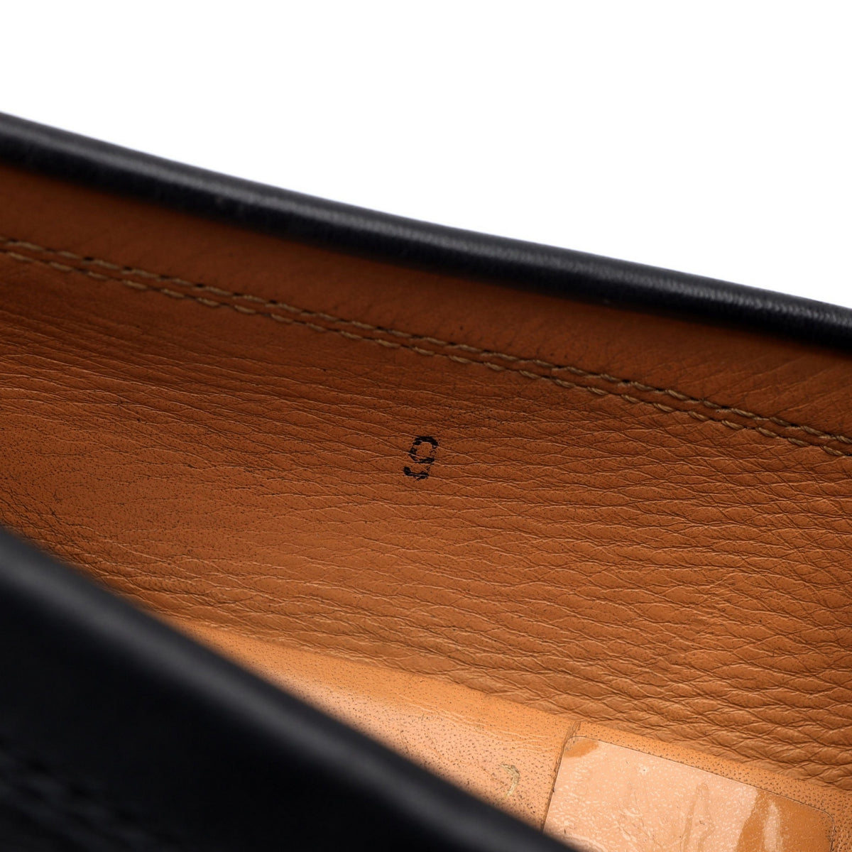 Black Leather Driving Loafers UK 9