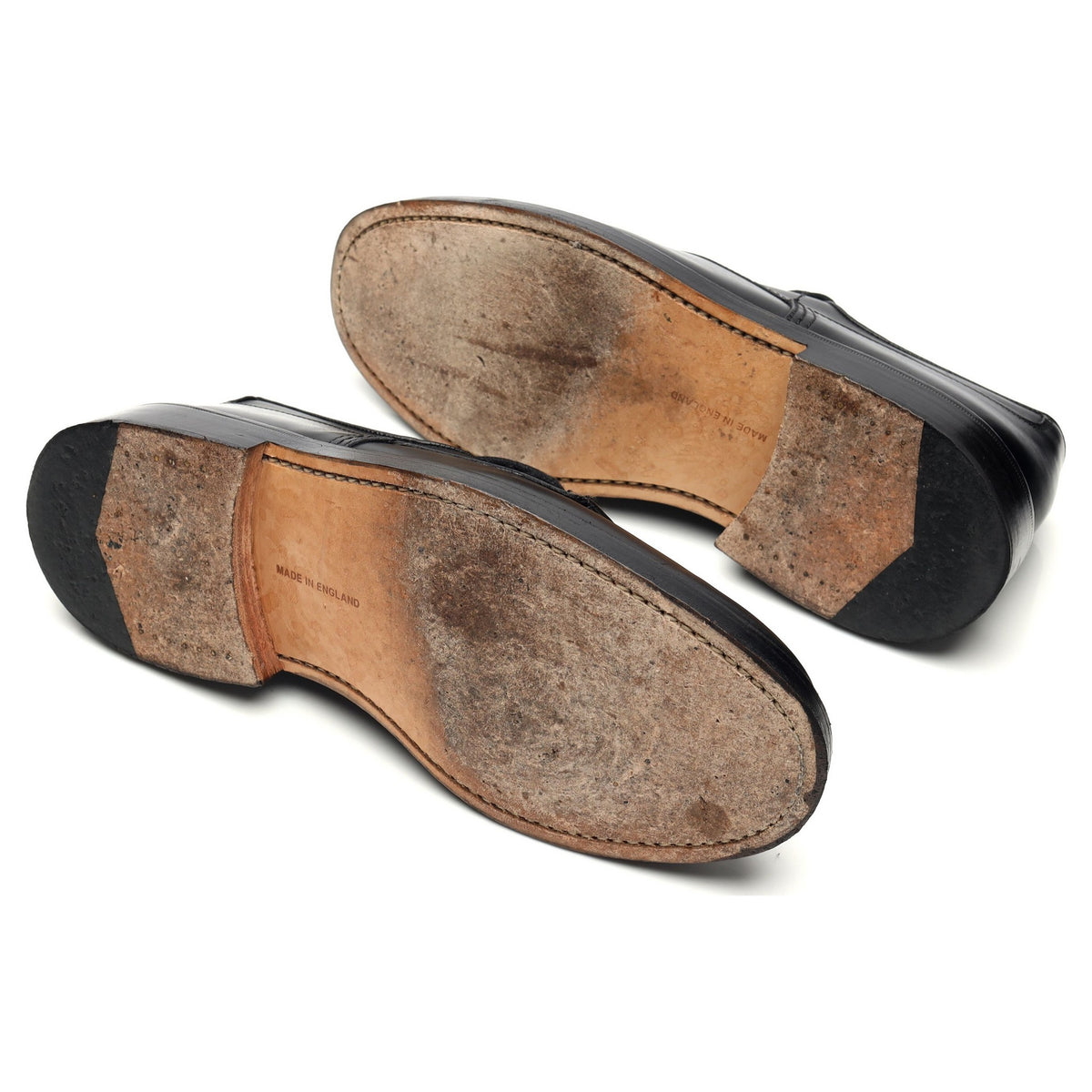 &#39;Woodstock&#39; Black Leather Derby UK 7.5