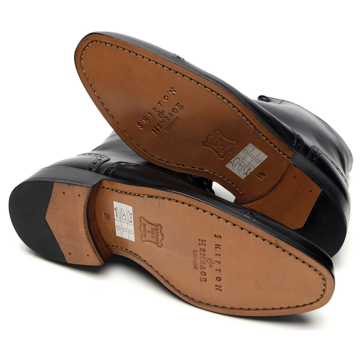 &#39;Balmoral&#39; Black Leather Boots UK 6.5