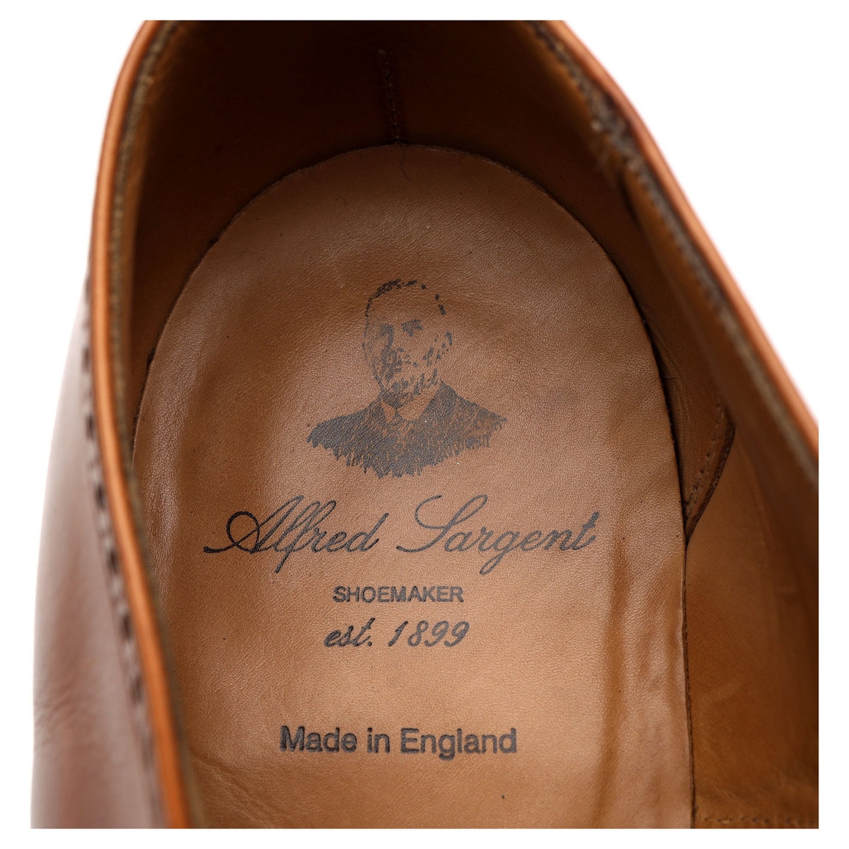 &#39;Blenheim&#39; Tan Brown Leather Oxford Brogues UK 11 F