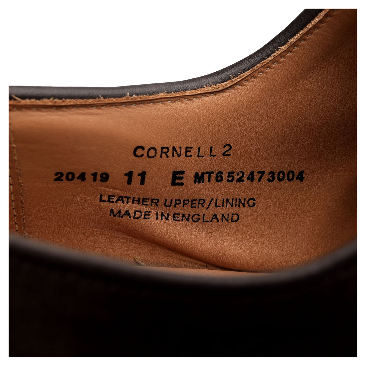 &#39;Cornell 2&#39; Dark Brown Suede Derby UK 11 E