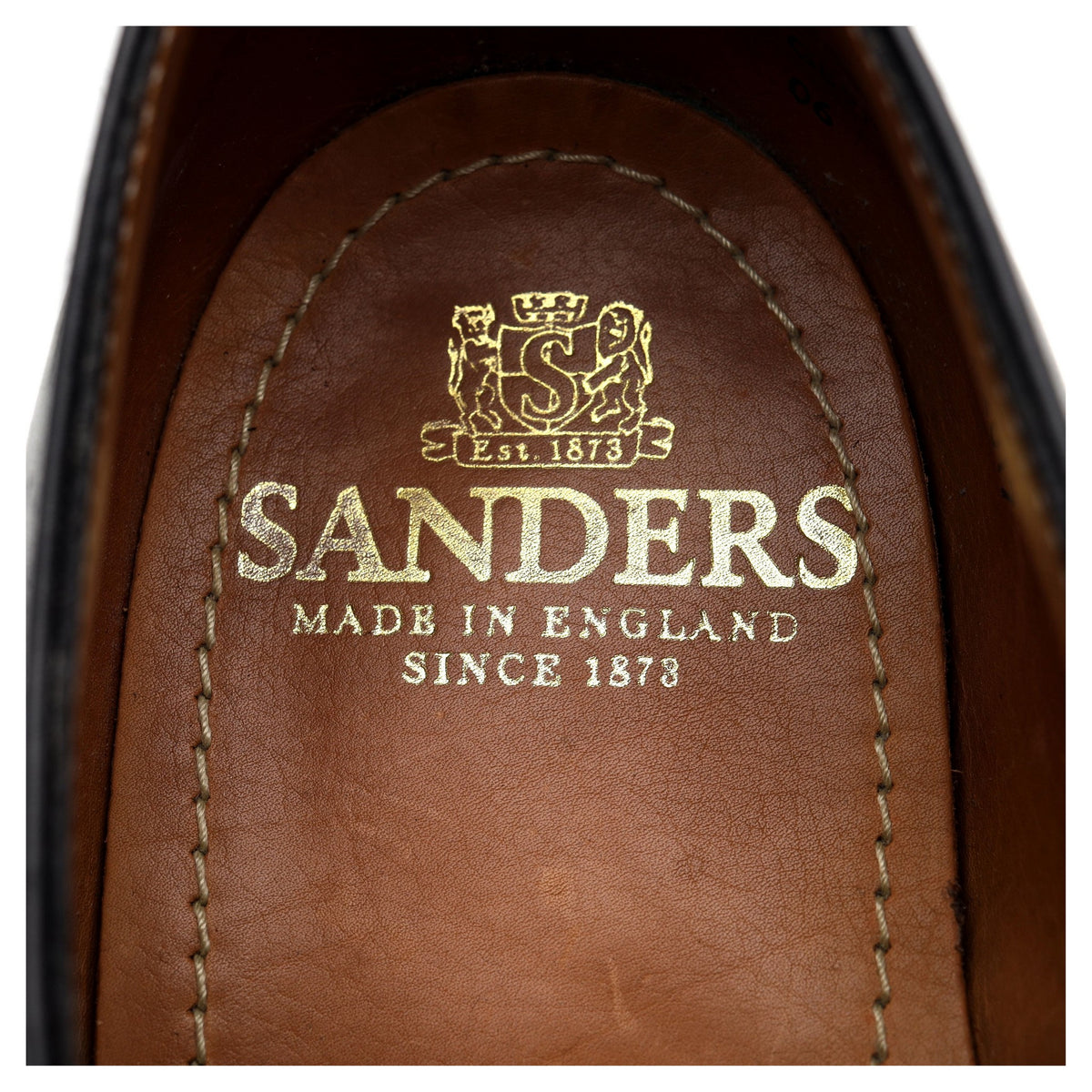 &#39;Cambridge&#39; Black Leather Derby Brogues UK 9 F