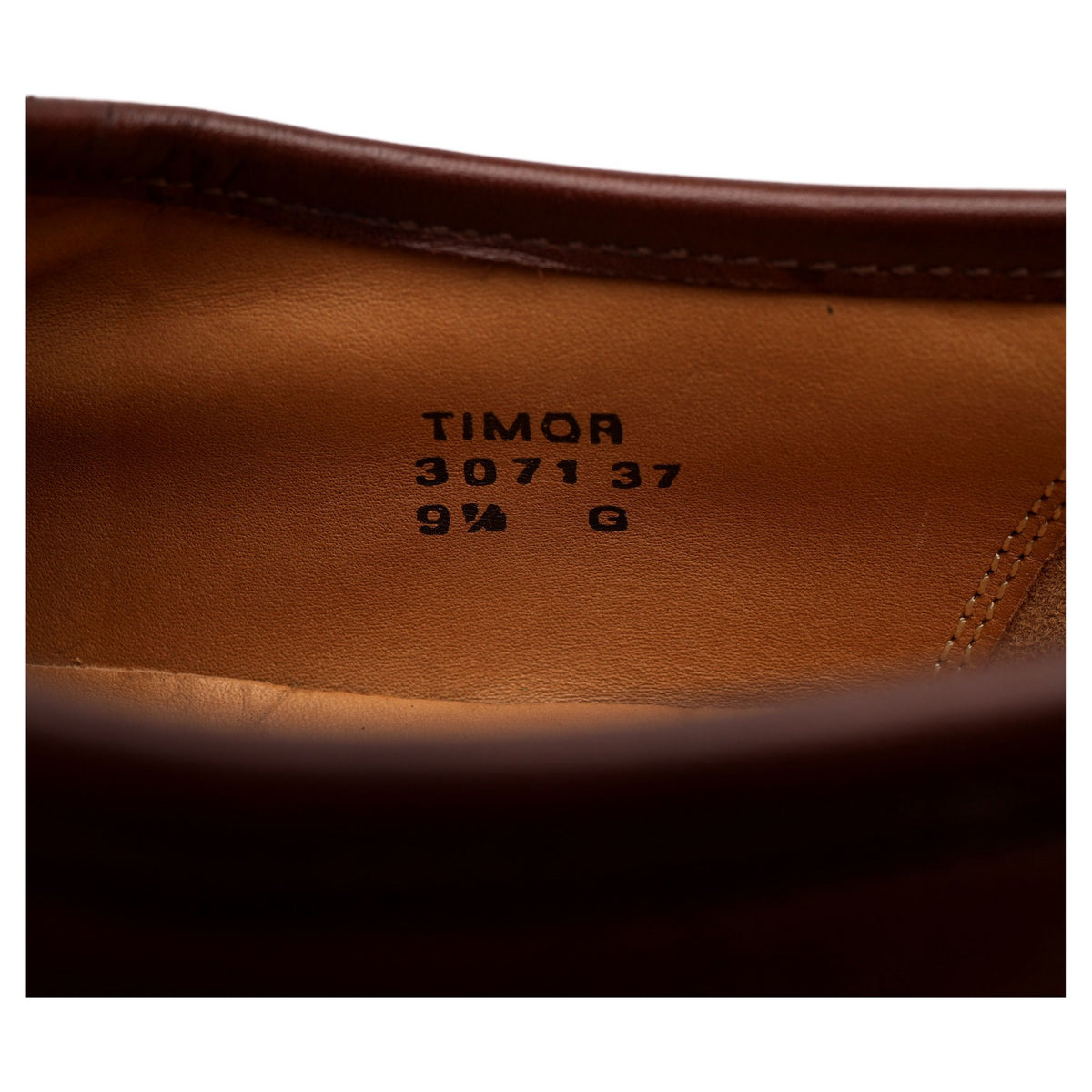 &#39;Timor&#39; Brown Leather Horsebit Loafers UK 9.5 G