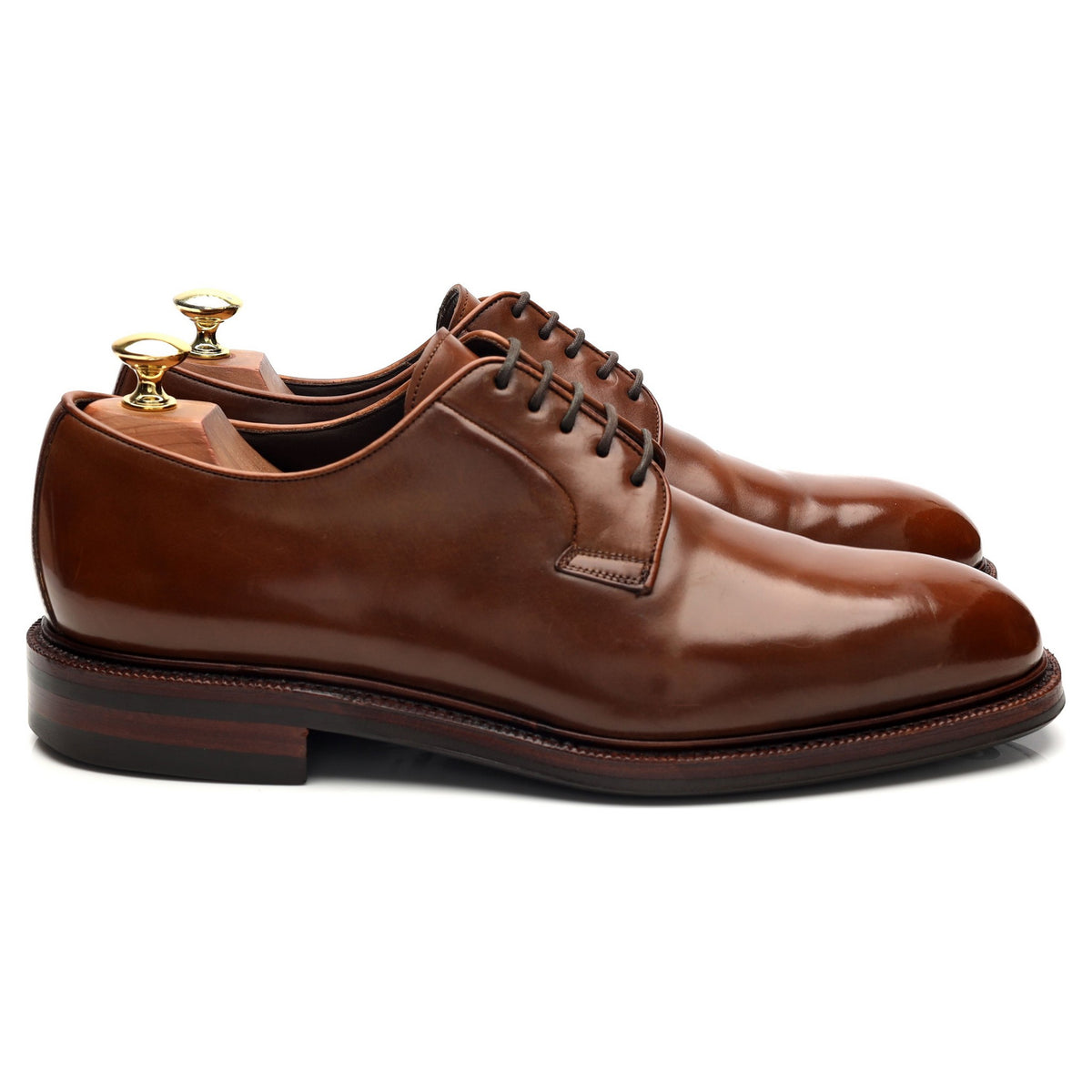 &#39;531&#39; Brown Cordovan Leather Derby UK 8.5