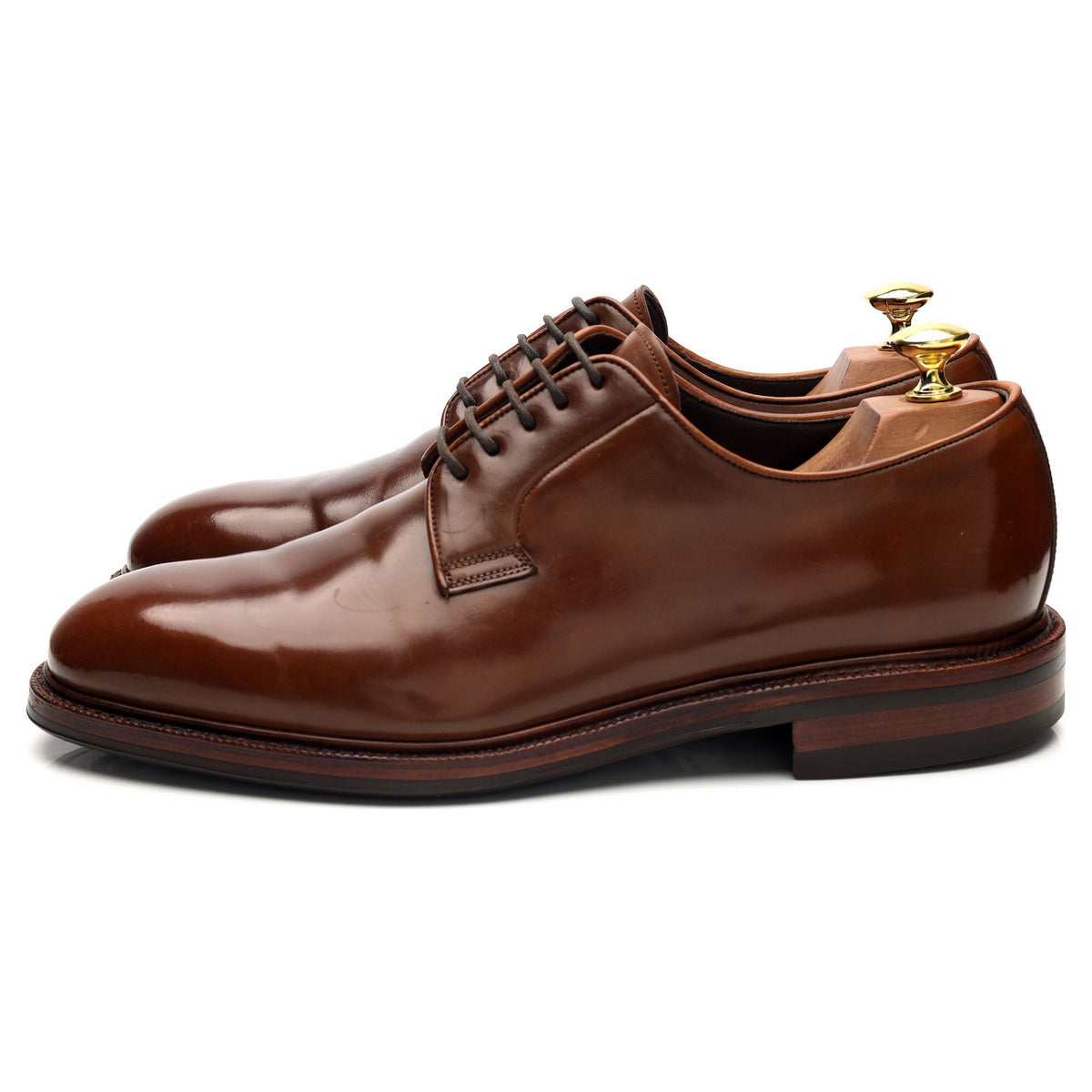 &#39;531&#39; Brown Cordovan Leather Derby UK 8.5