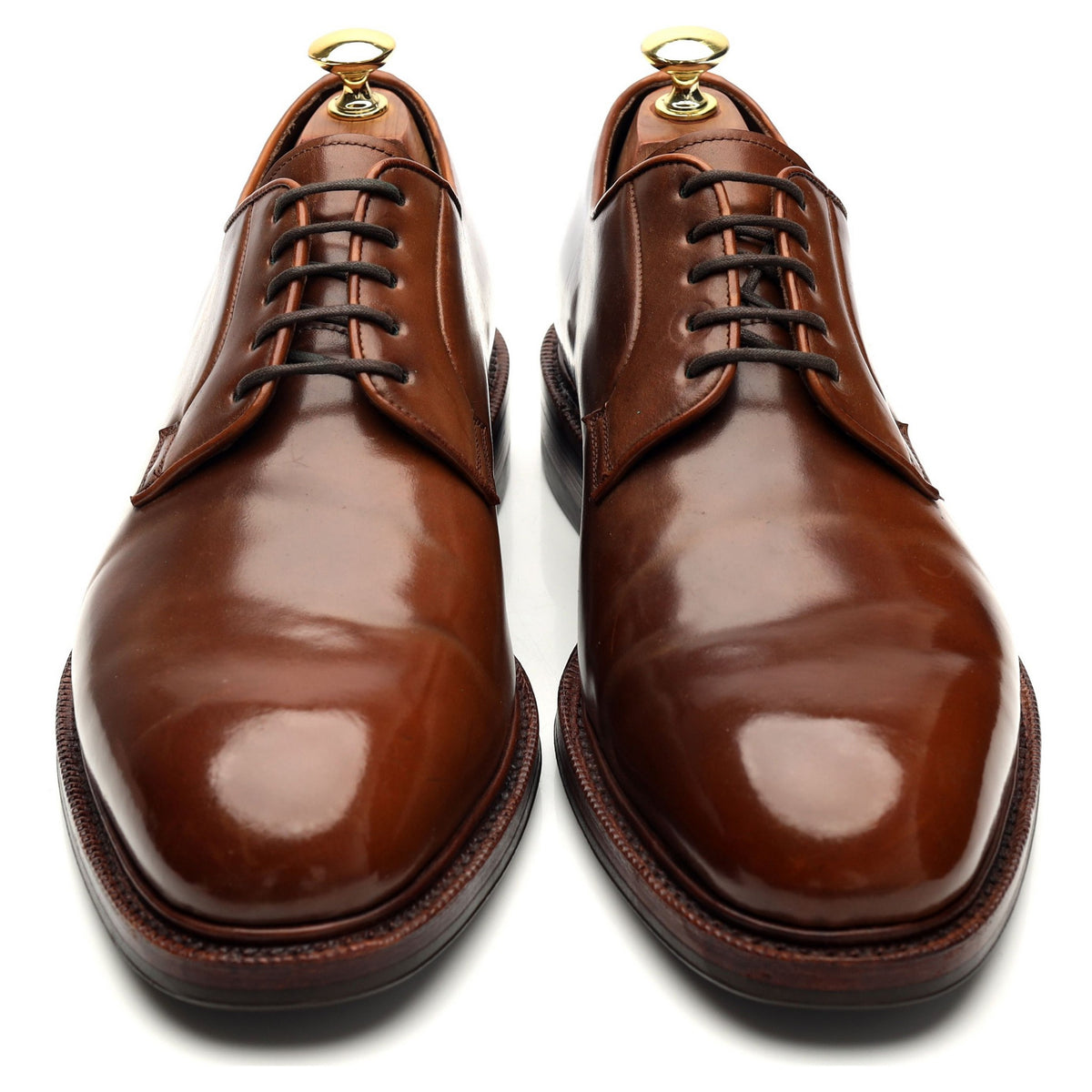 &#39;531&#39; Brown Cordovan Leather Derby UK 8.5