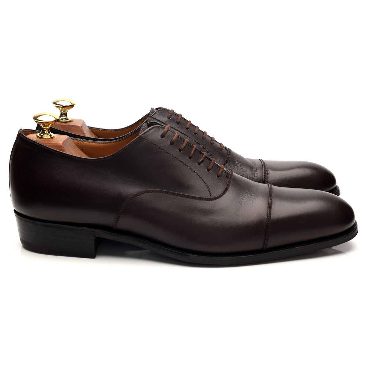 &#39;415&#39; Dark Brown Leather Oxford 9 D UK 9.5
