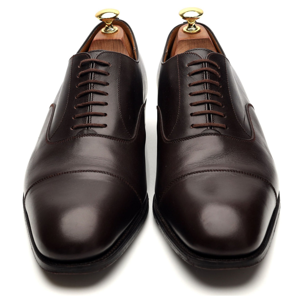&#39;415&#39; Dark Brown Leather Oxford 9 D UK 9.5