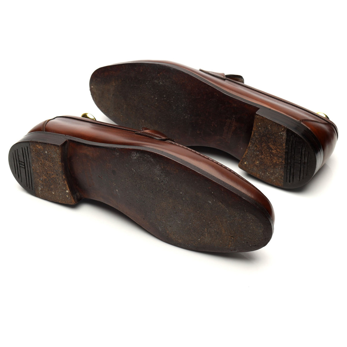 Hermes &#39;Henri&#39; Brown Leather Loafers UK 7 E