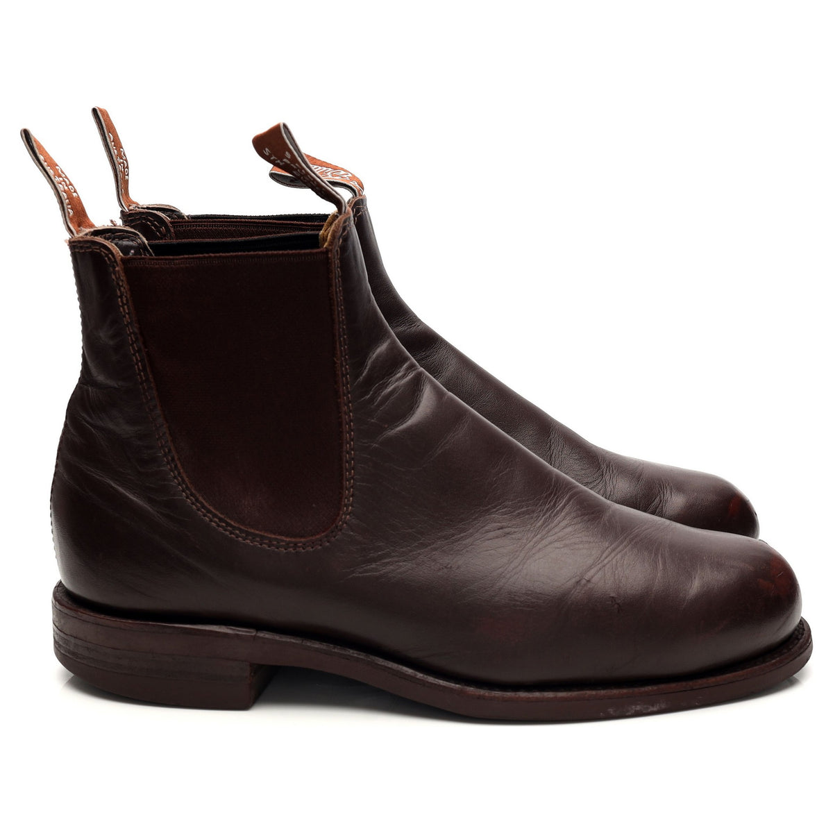 &#39;Comfort Craftsman&#39; Dark Brown Leather Chelsea Boots UK 6 G