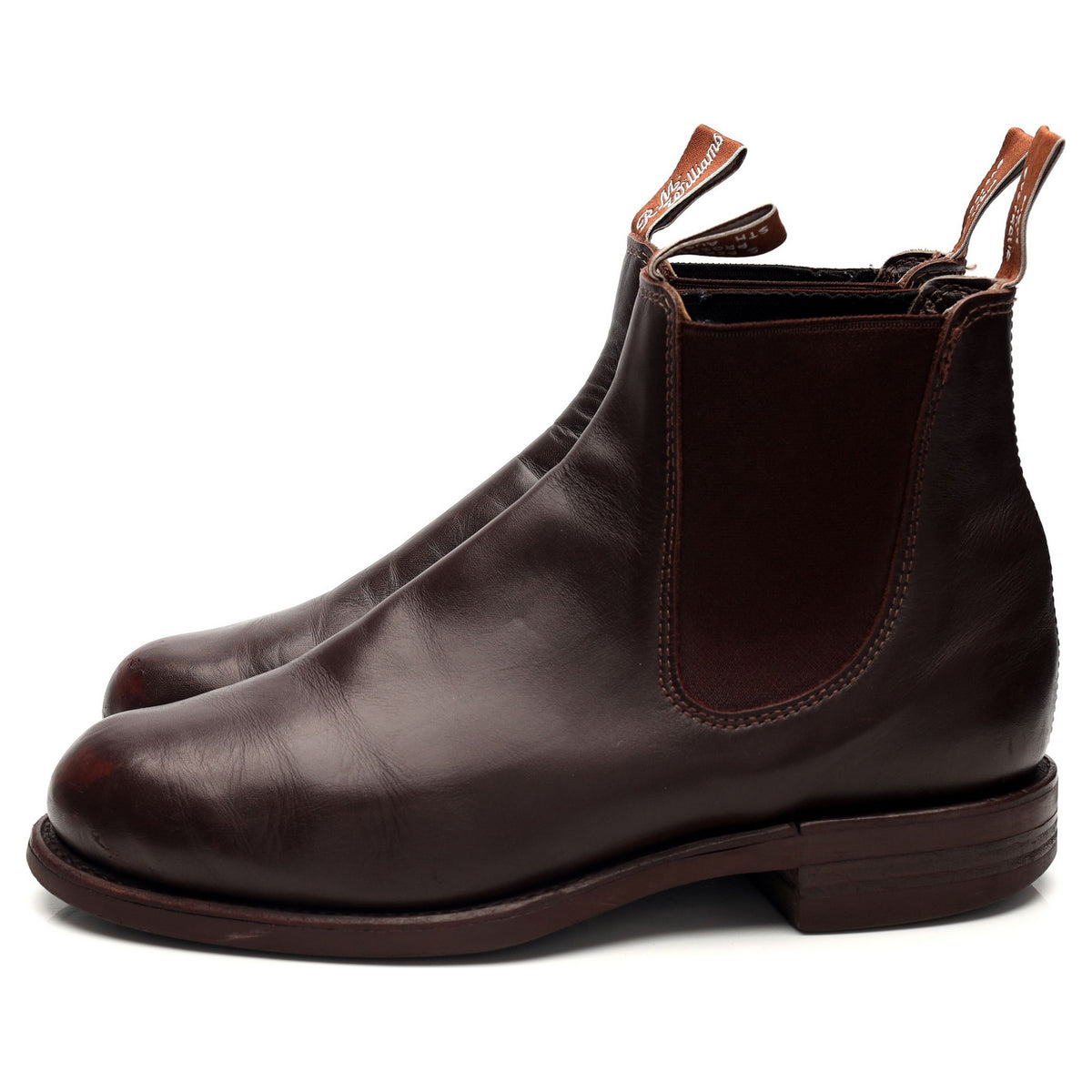 &#39;Comfort Craftsman&#39; Dark Brown Leather Chelsea Boots UK 6 G