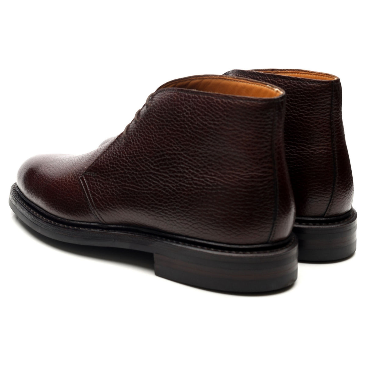 &#39;Chepstow&#39; Dark Brown Leather Chukka Boots UK 6 E