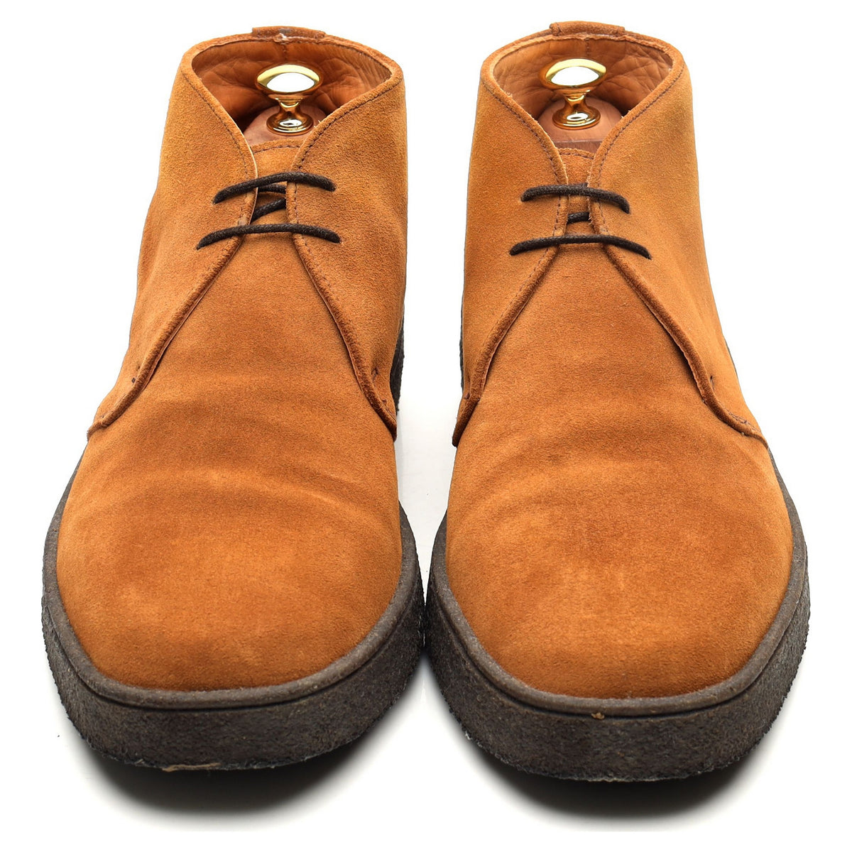 &#39;Luther&#39; Tan Brown Suede Chukka Boots UK 10 F