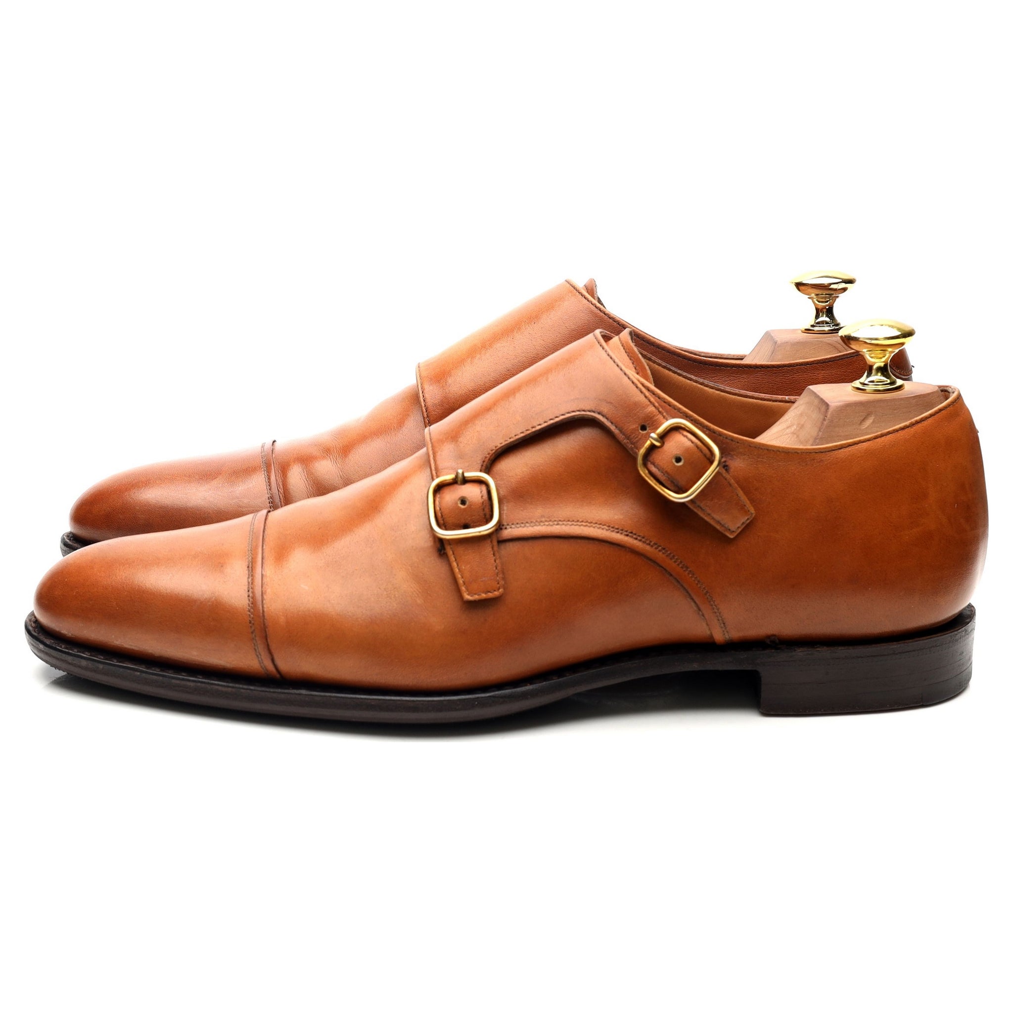 Monk strap hotsell tan shoes