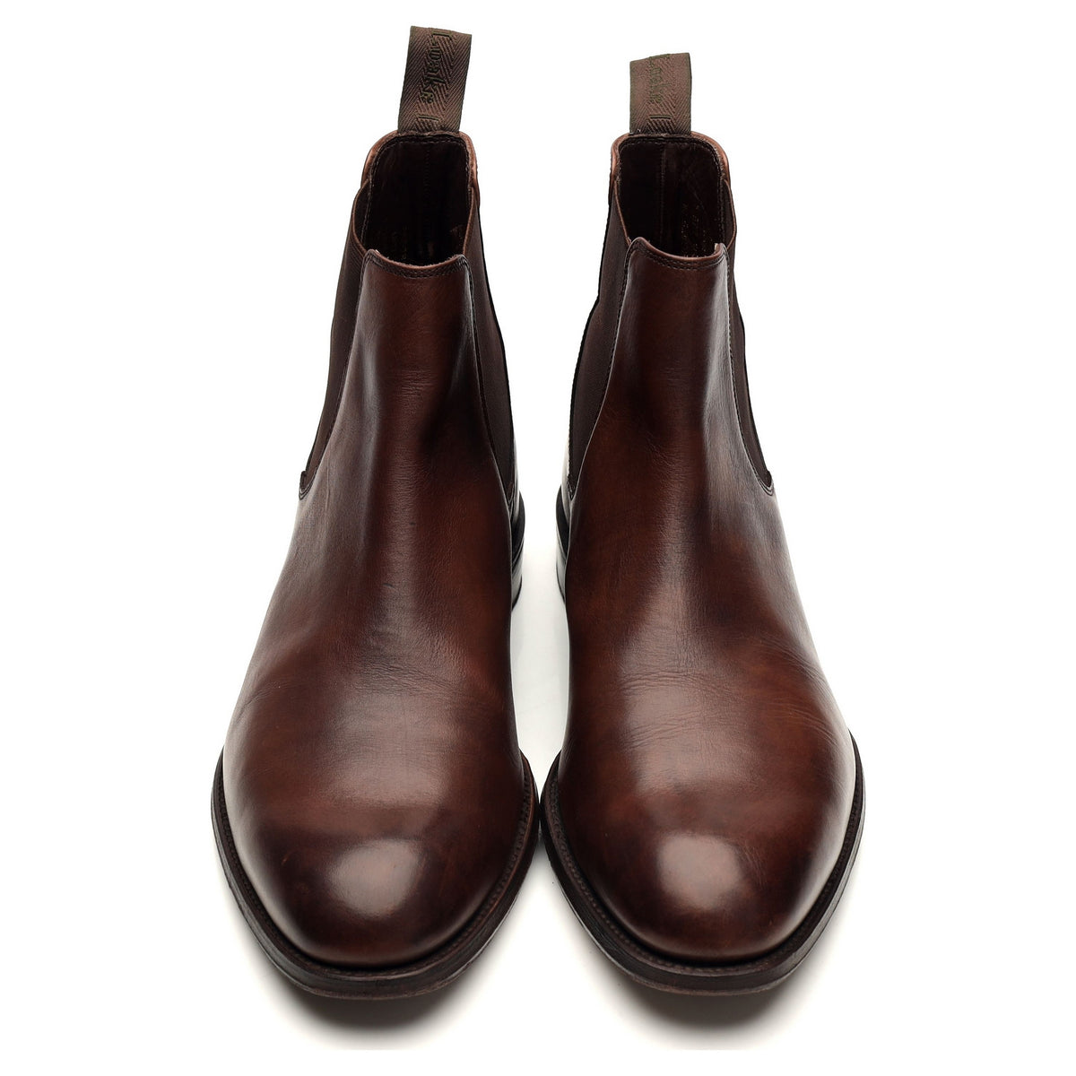 1880 &#39;Coppergate&#39; Brown Leather Chelsea Boots UK 9 F