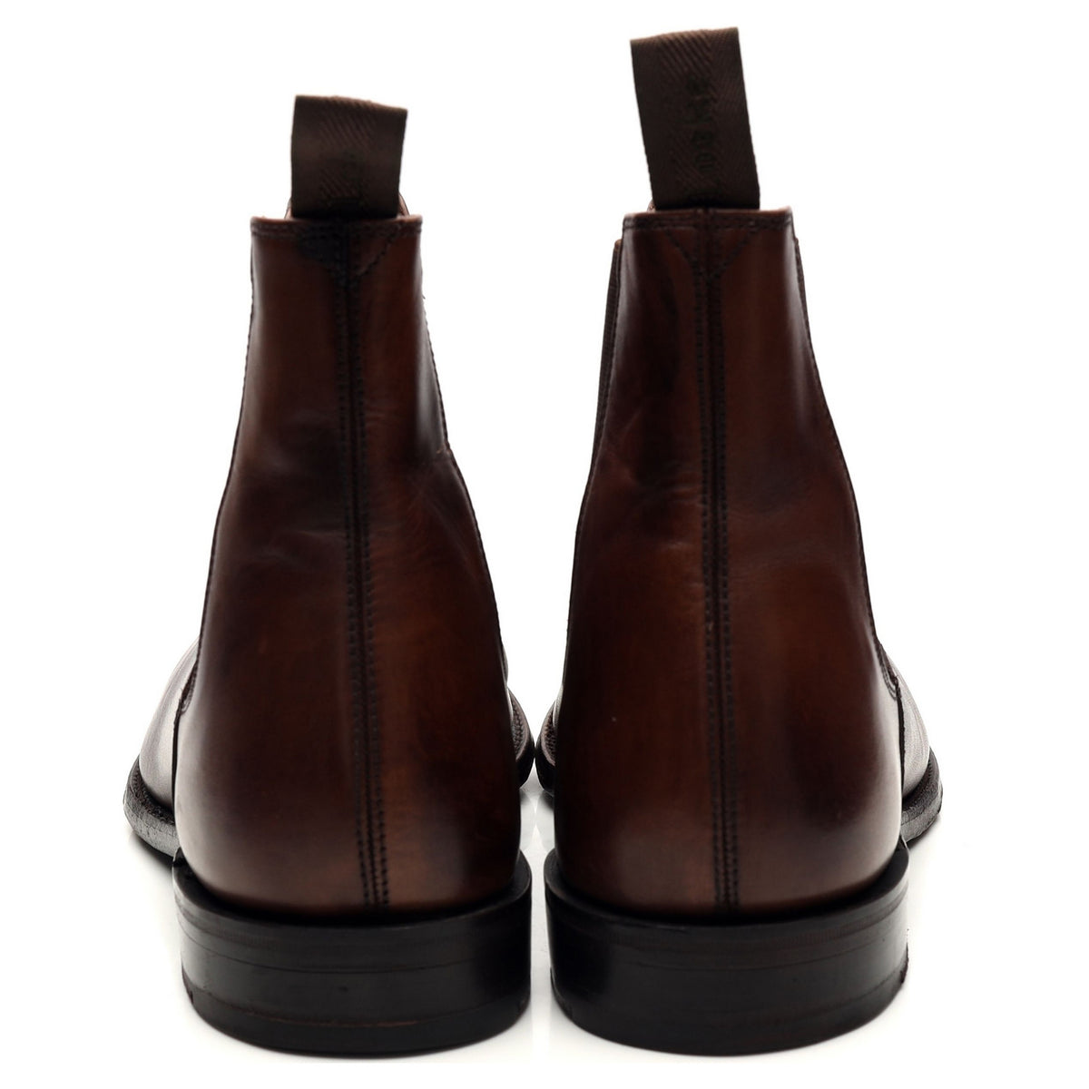 1880 &#39;Coppergate&#39; Brown Leather Chelsea Boots UK 9 F
