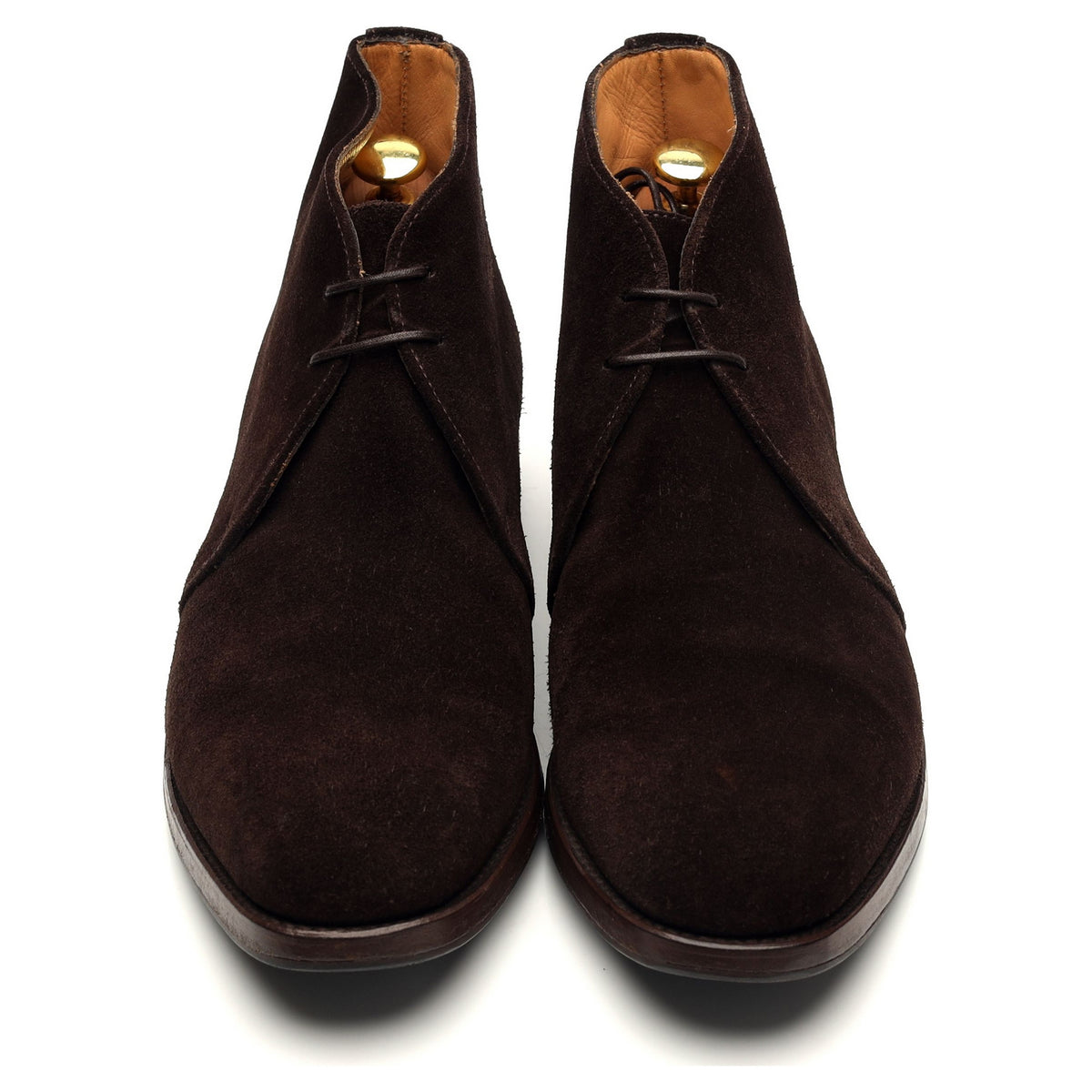 &#39;Hastings&#39; Dark Brown Suede Chukka Boots UK 9.5 F