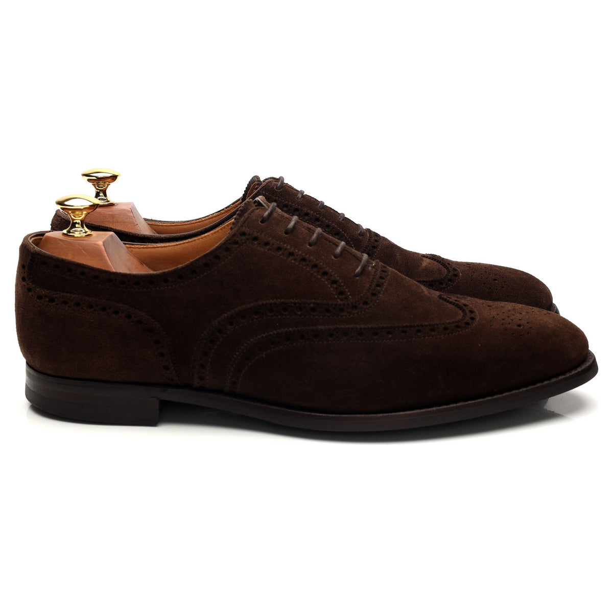 &#39;Westgate 2&#39; Dark Brown Suede Oxford Brogues UK 9 E