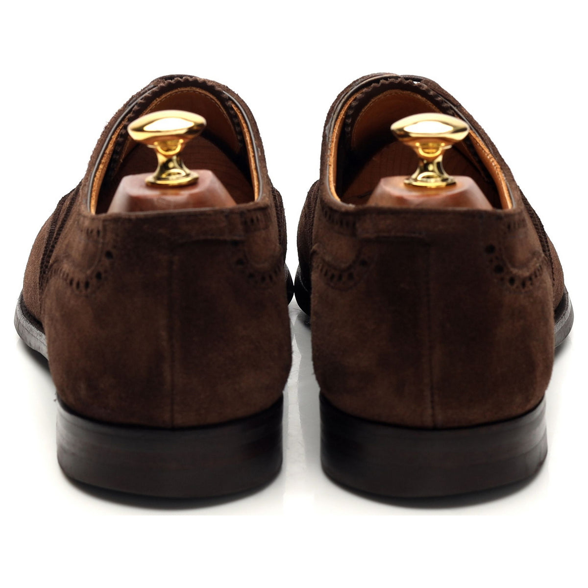 &#39;Westgate 2&#39; Dark Brown Suede Oxford Brogues UK 9 E