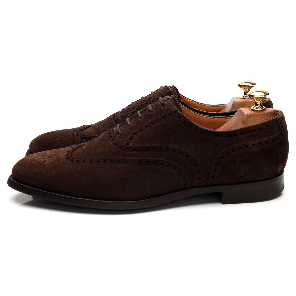 &#39;Westgate 2&#39; Dark Brown Suede Oxford Brogues UK 9 E