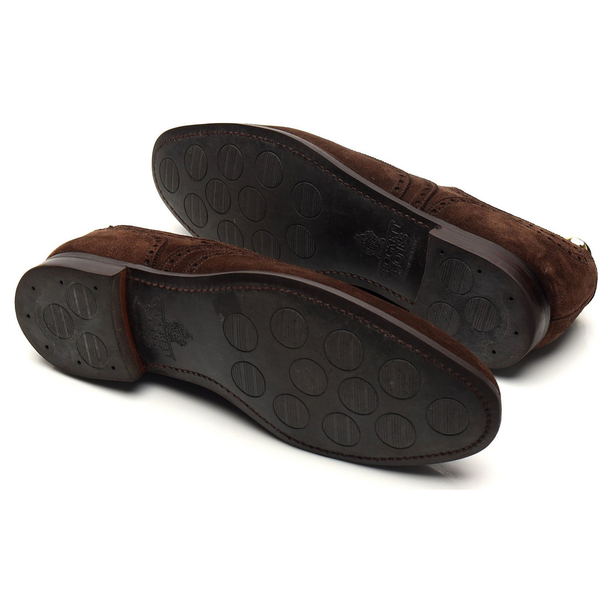 &#39;Westgate 2&#39; Dark Brown Suede Oxford Brogues UK 9 E