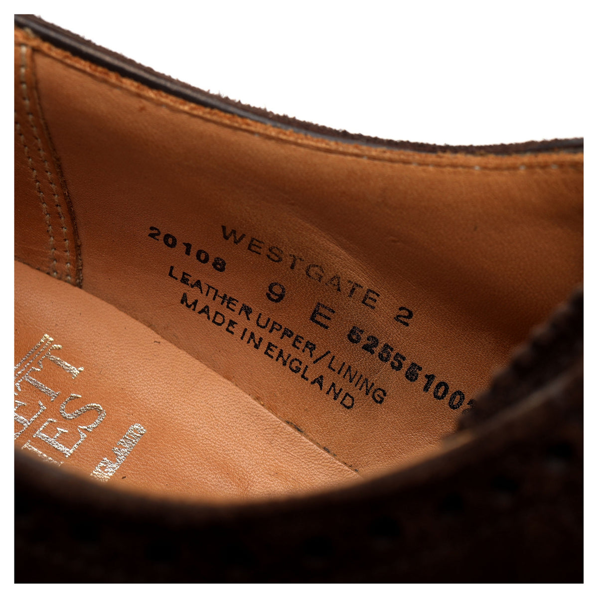 &#39;Westgate 2&#39; Dark Brown Suede Oxford Brogues UK 9 E
