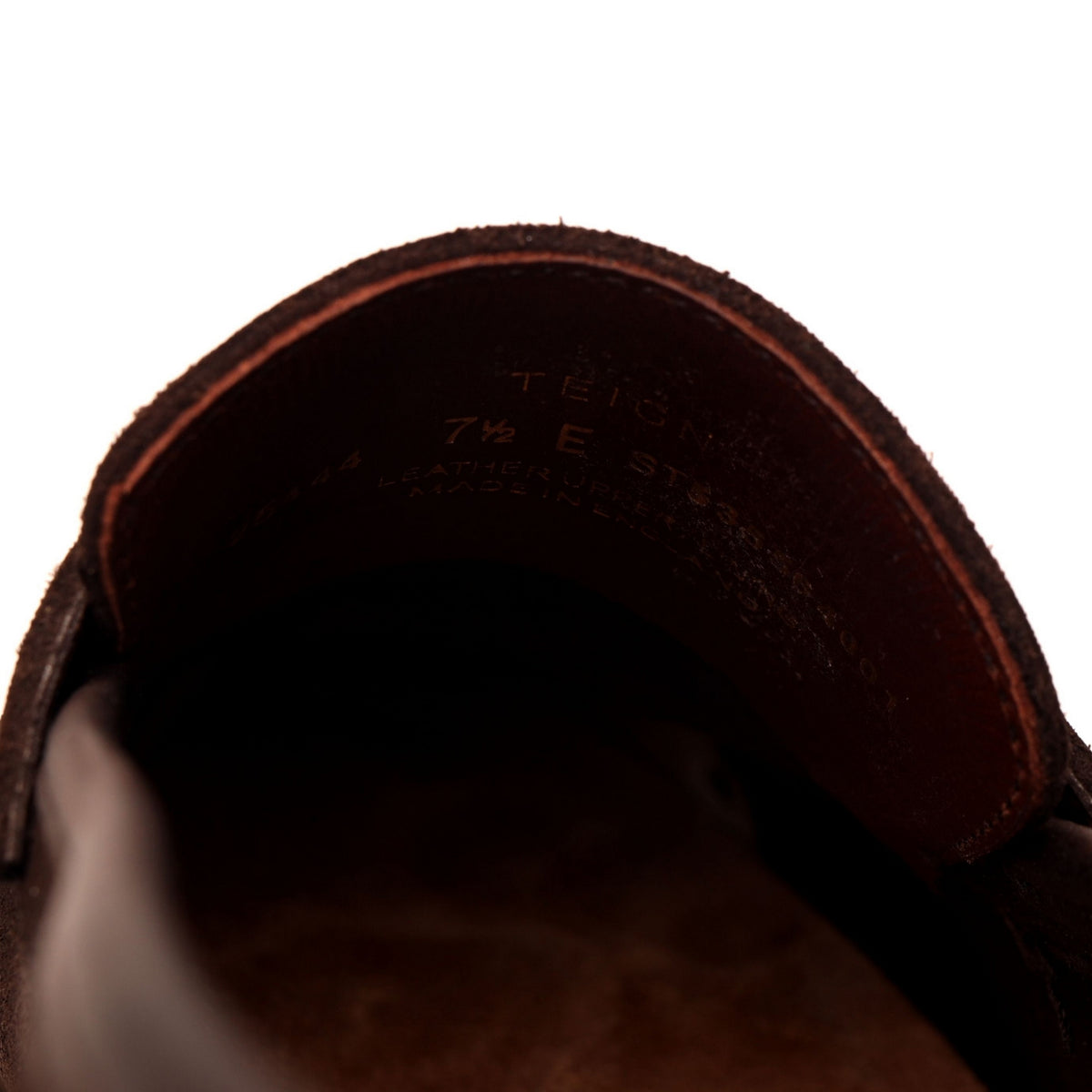 &#39;Teign&#39; Dark Brown Suede Loafers UK 7.5 E