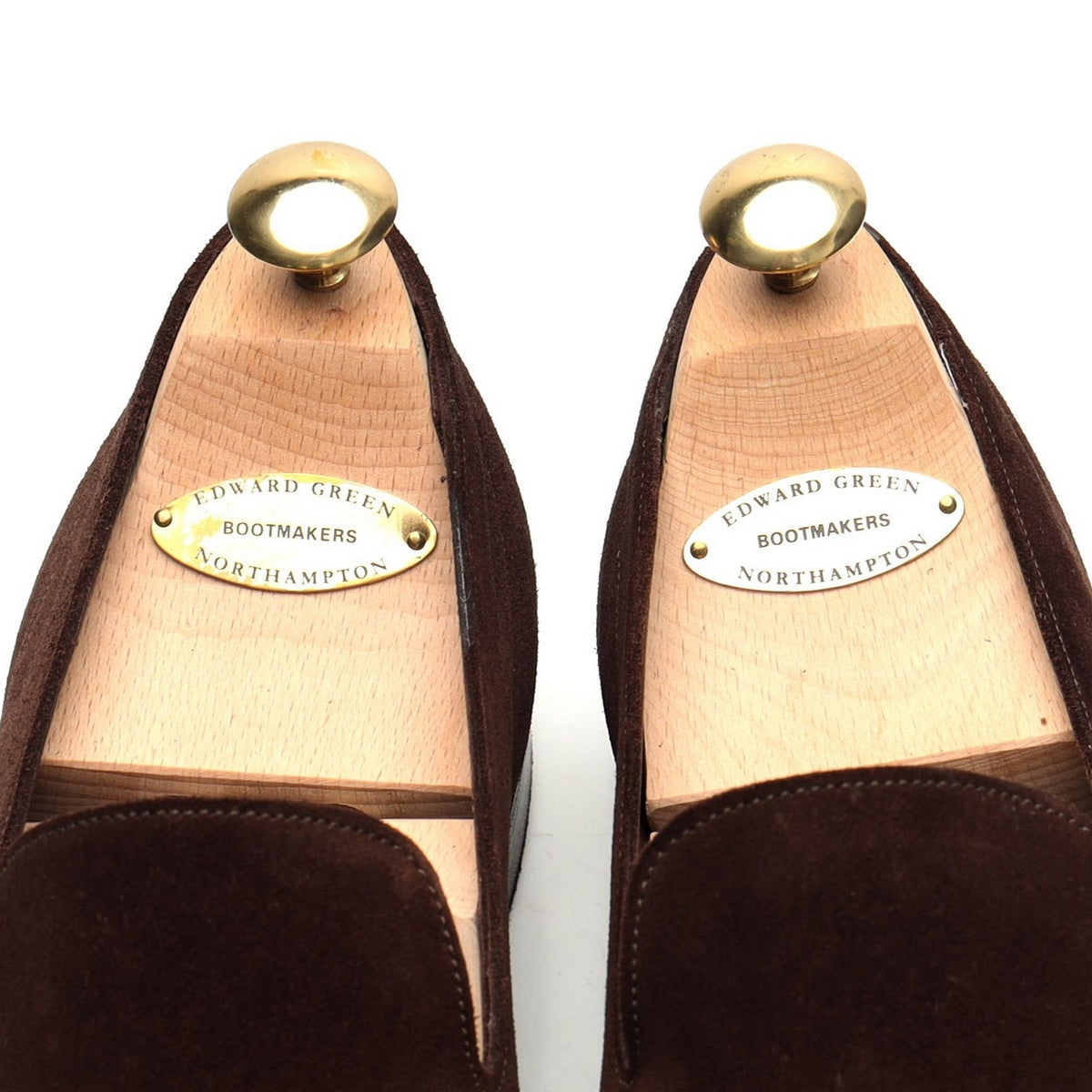 &#39;Islington&#39; Brown Suede Slip On Loafers UK 10 F