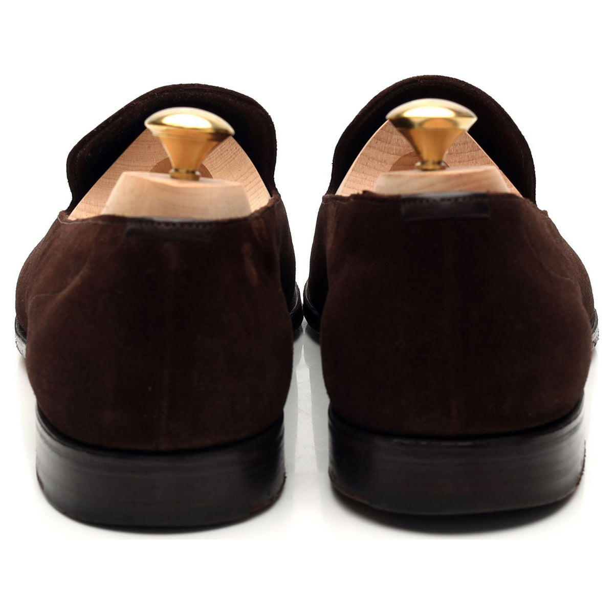 &#39;Islington&#39; Brown Suede Slip On Loafers UK 10 F