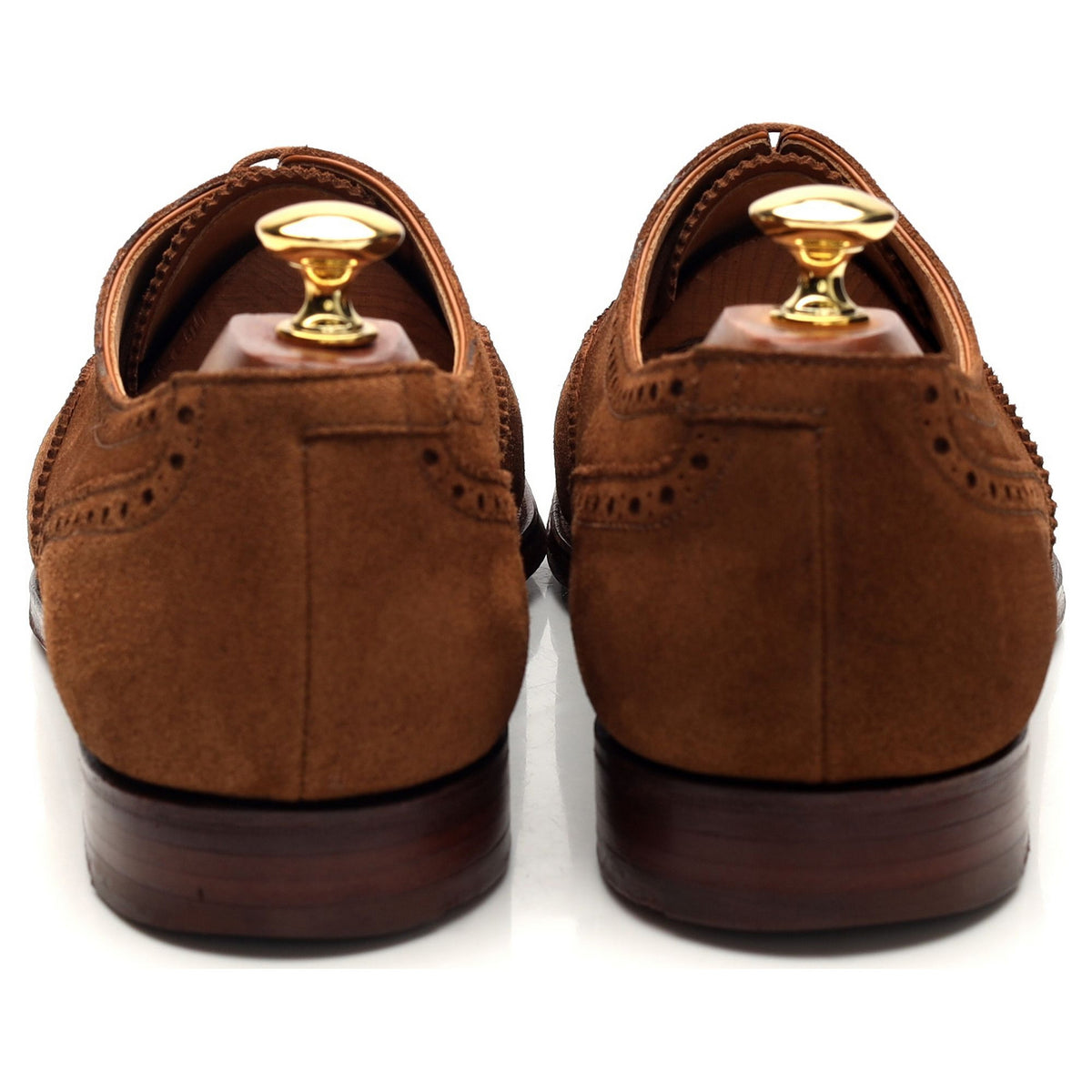 &#39;Westfield&#39; Snuff Brown Suede Oxford Brogues UK 9 E