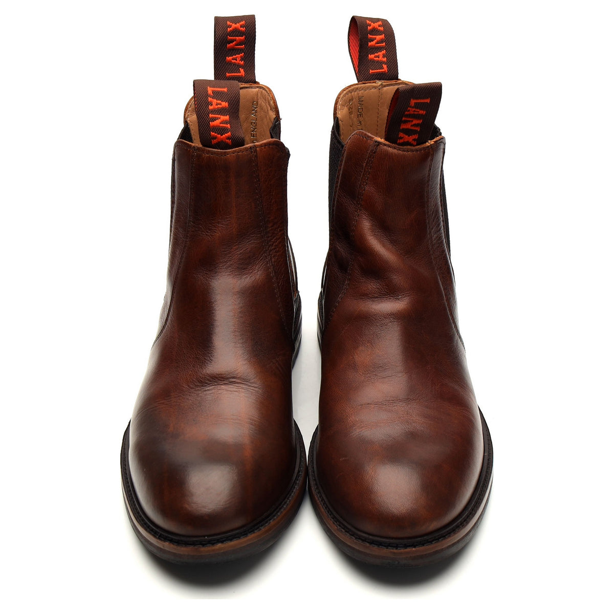&#39;Garstang&#39; Brown Leather Chelsea Boots UK 7