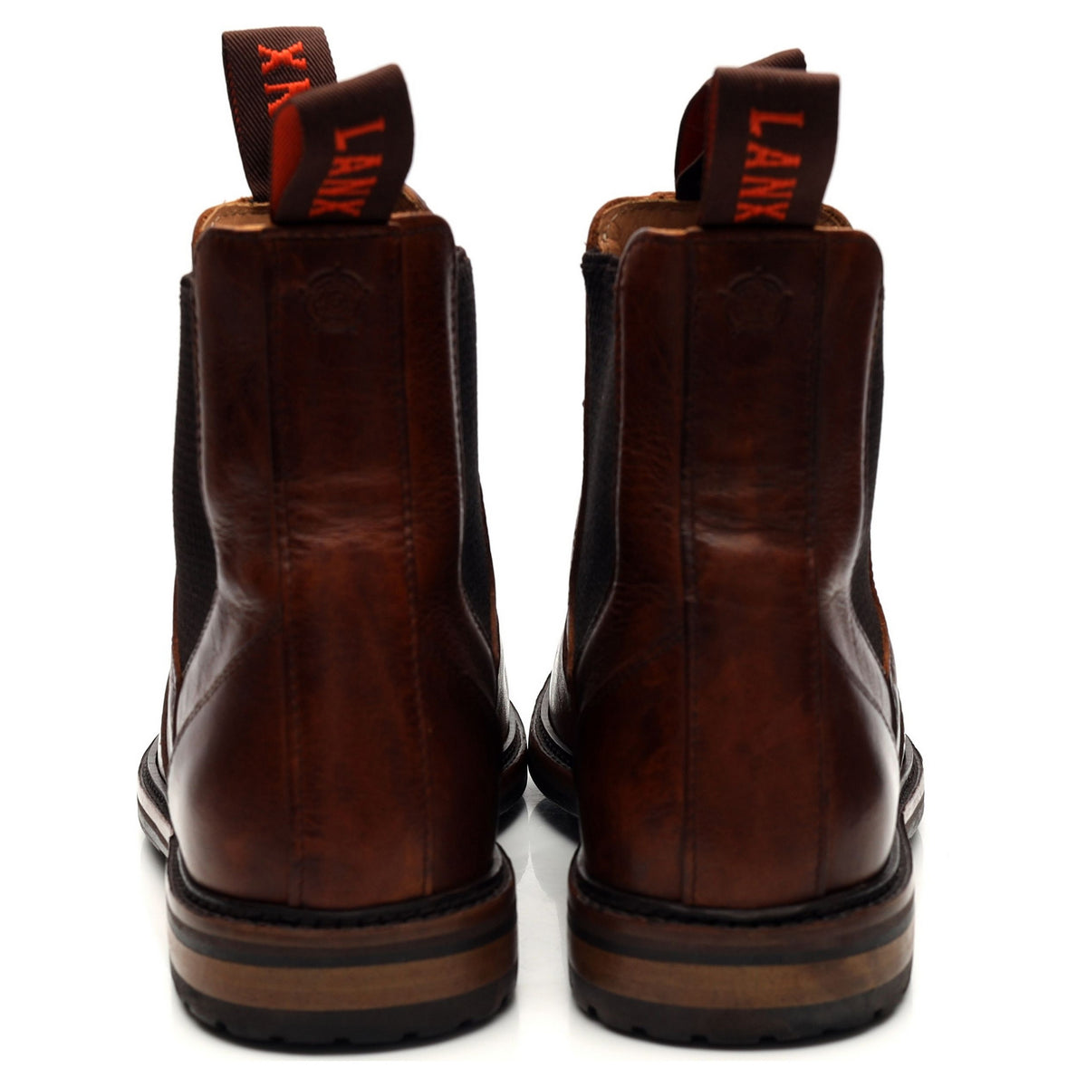 &#39;Garstang&#39; Brown Leather Chelsea Boots UK 7