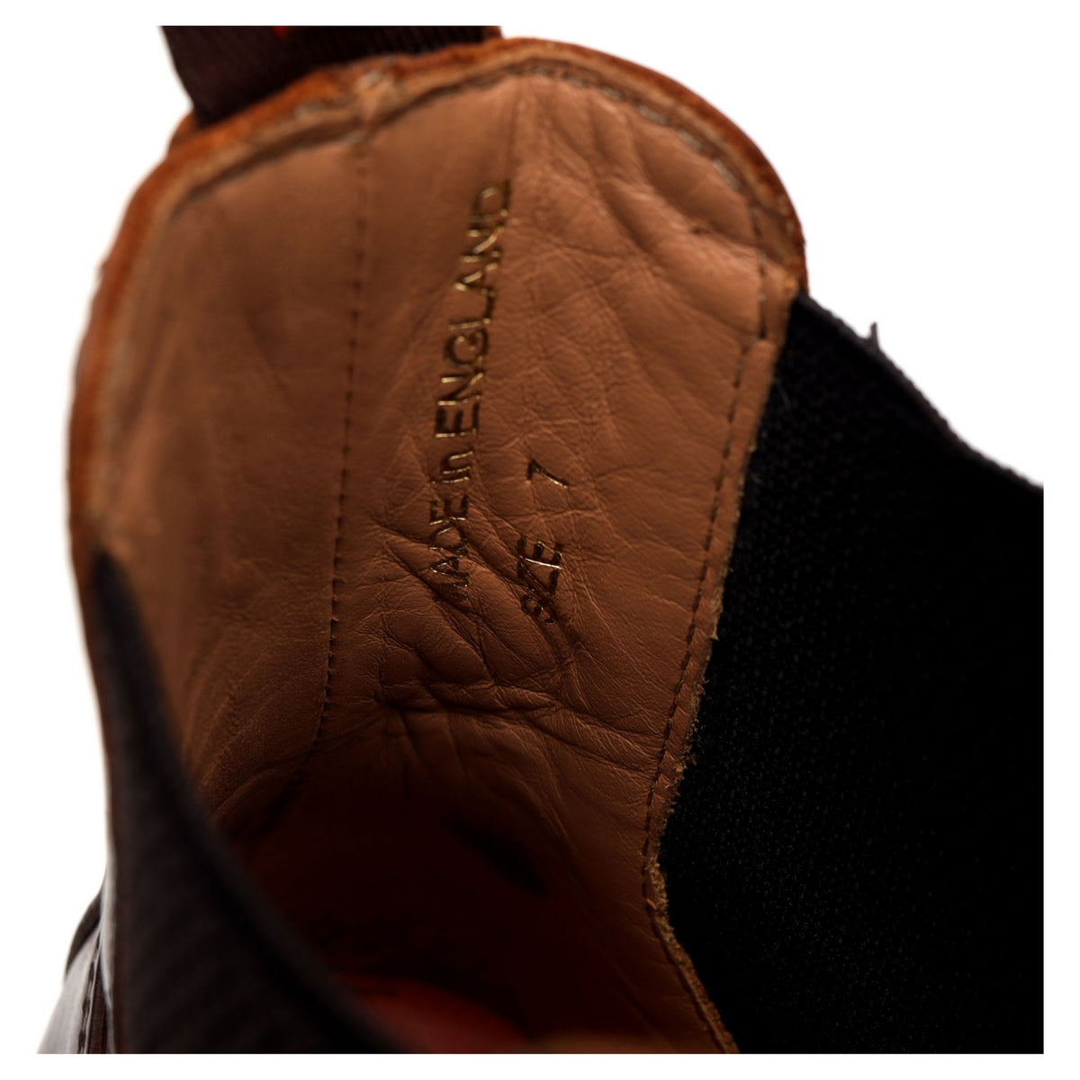 &#39;Garstang&#39; Brown Leather Chelsea Boots UK 7