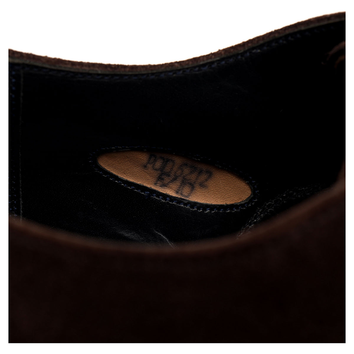 Gieves &amp; Hawkes Dark Brown Suede Oxford UK 10 F