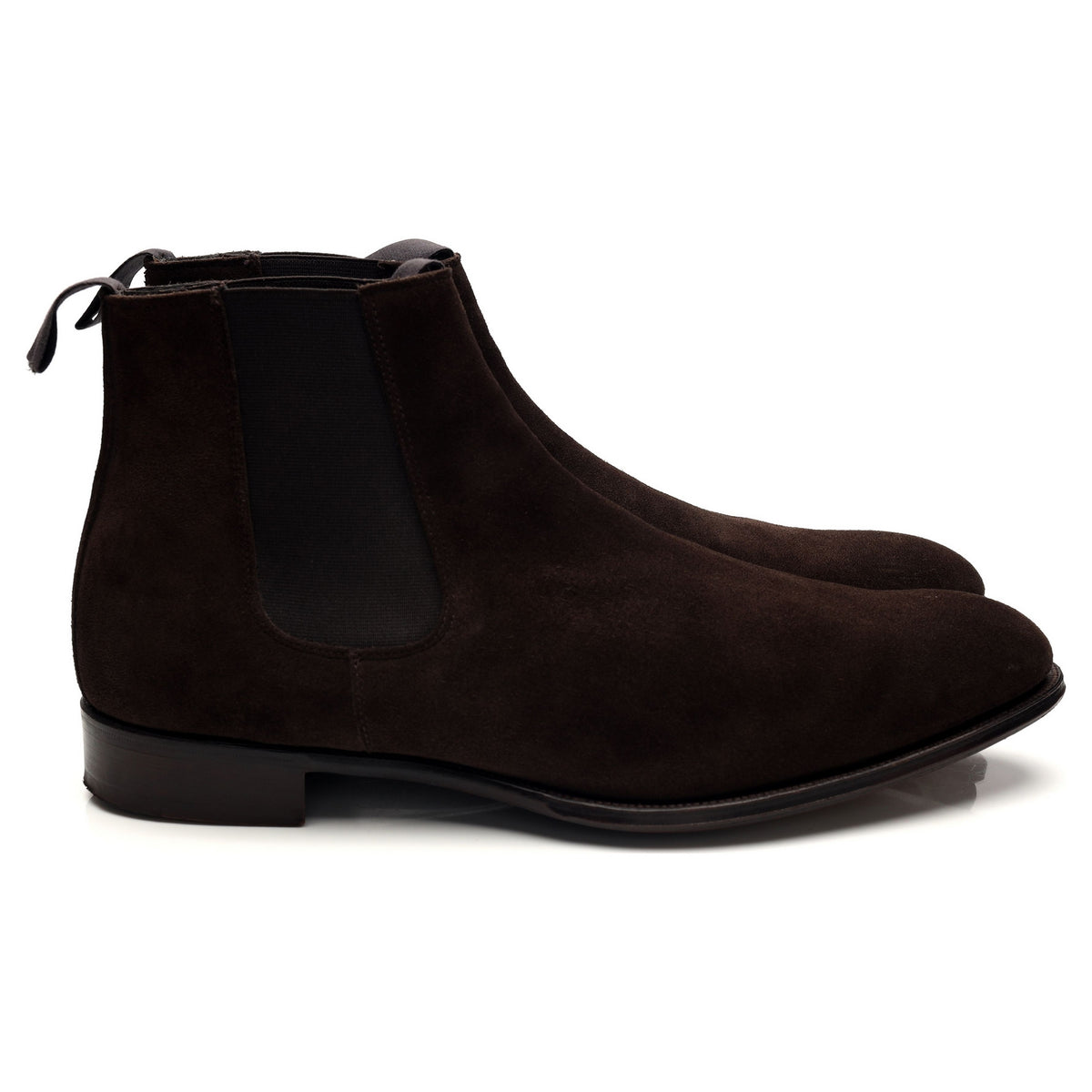 Kingsman Dark Brown Suede Chelsea Boots UK 10.5 E