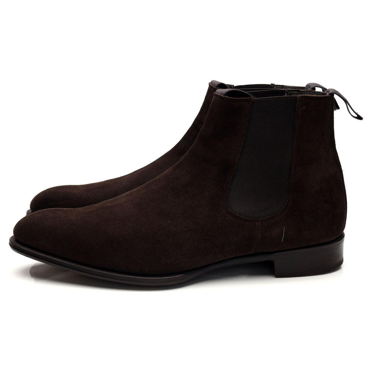 Kingsman Dark Brown Suede Chelsea Boots UK 10.5 E