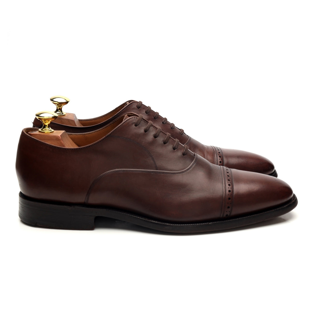 &#39;Philip&#39; Brown Leather Oxford UK 8 G