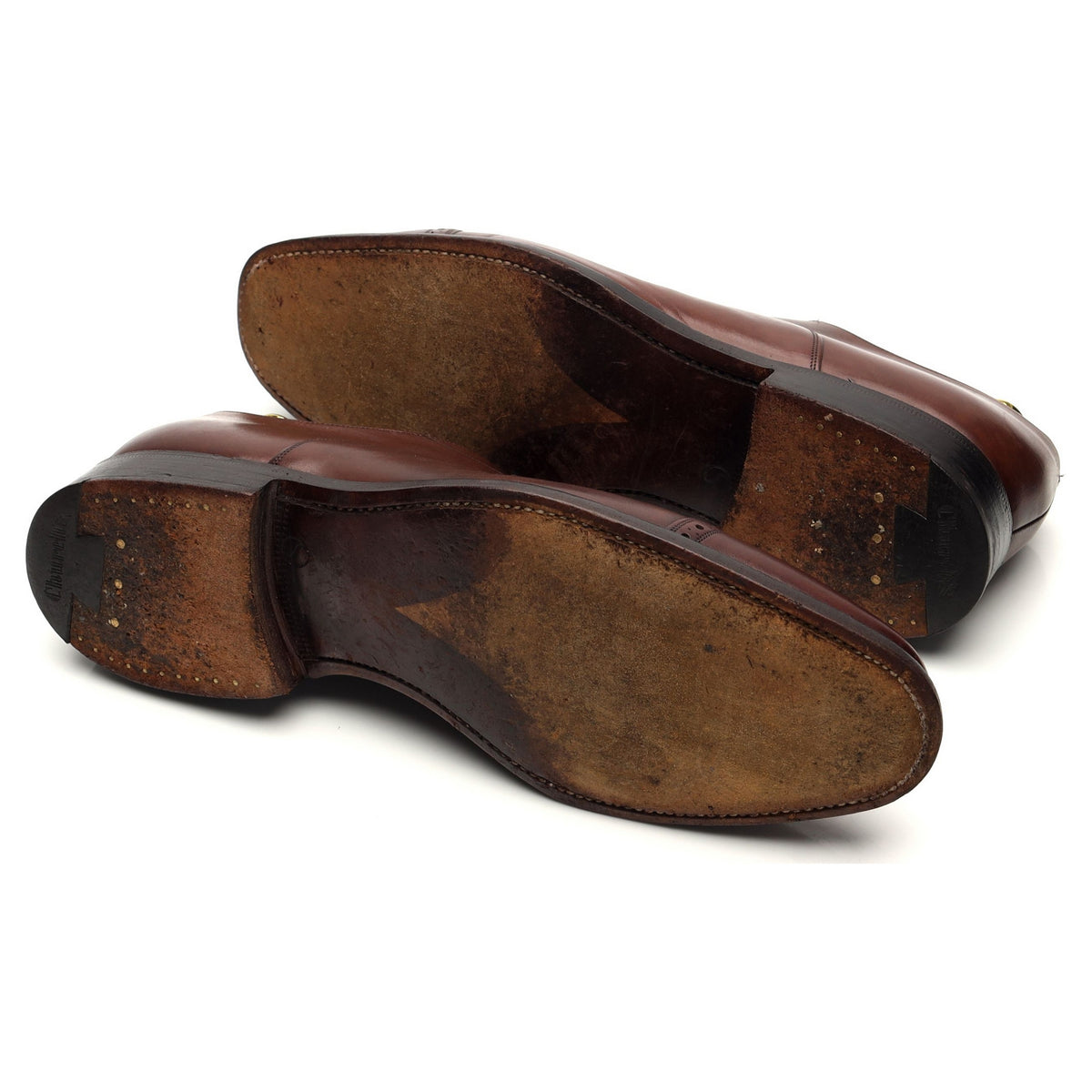&#39;Philip&#39; Brown Leather Oxford UK 8 G