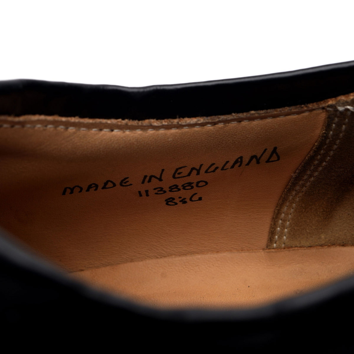 G:One Black Leather Derby UK 8.5 G